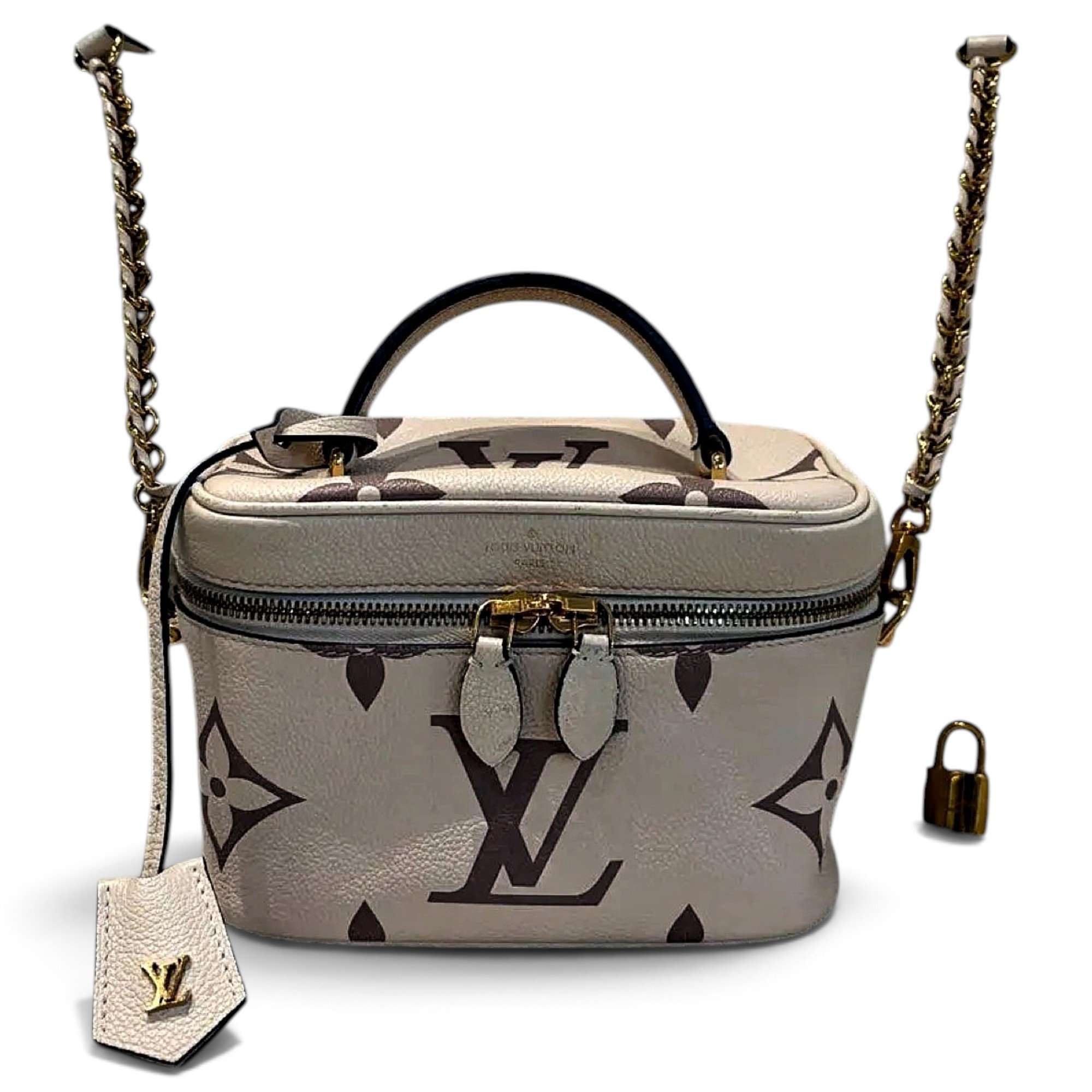 Vanity leather crossbody bag