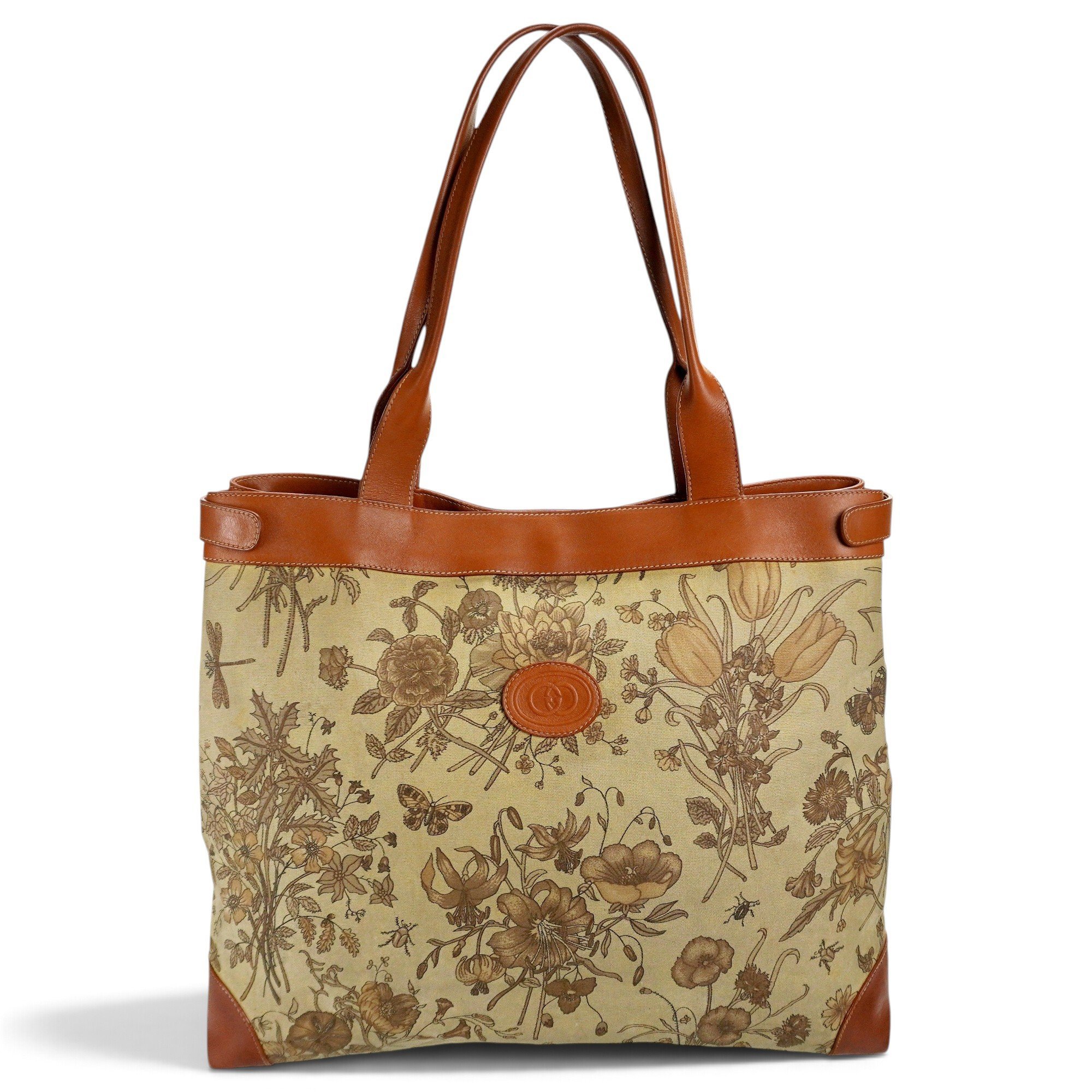 Leather tote