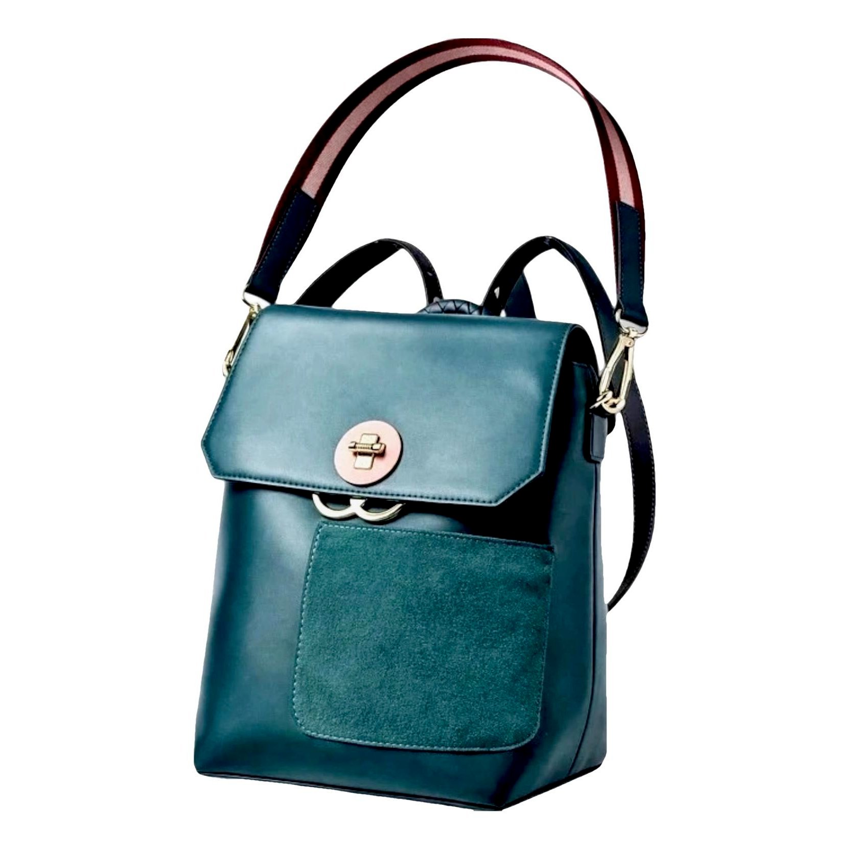 Leather backpack