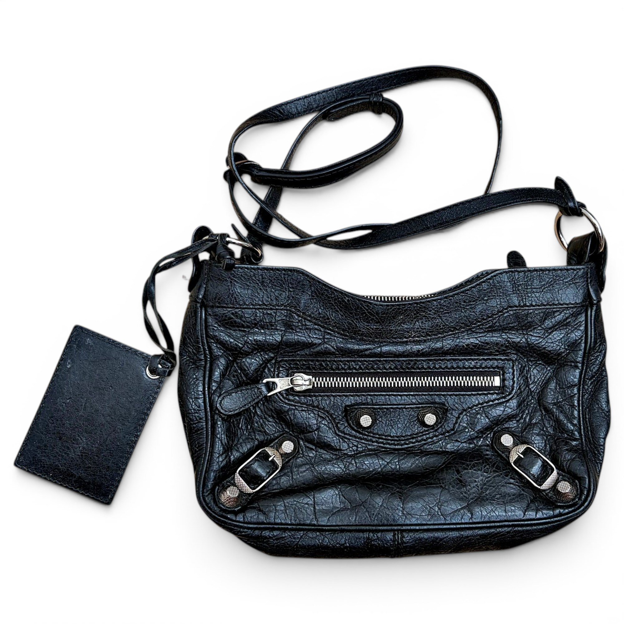 Balenciaga Hip leather crossbody bag