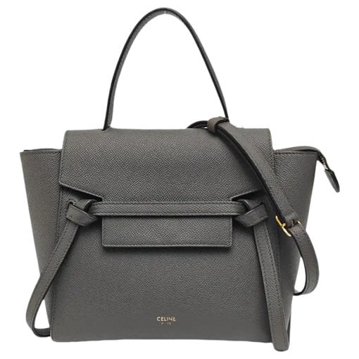 Belt leather handbag