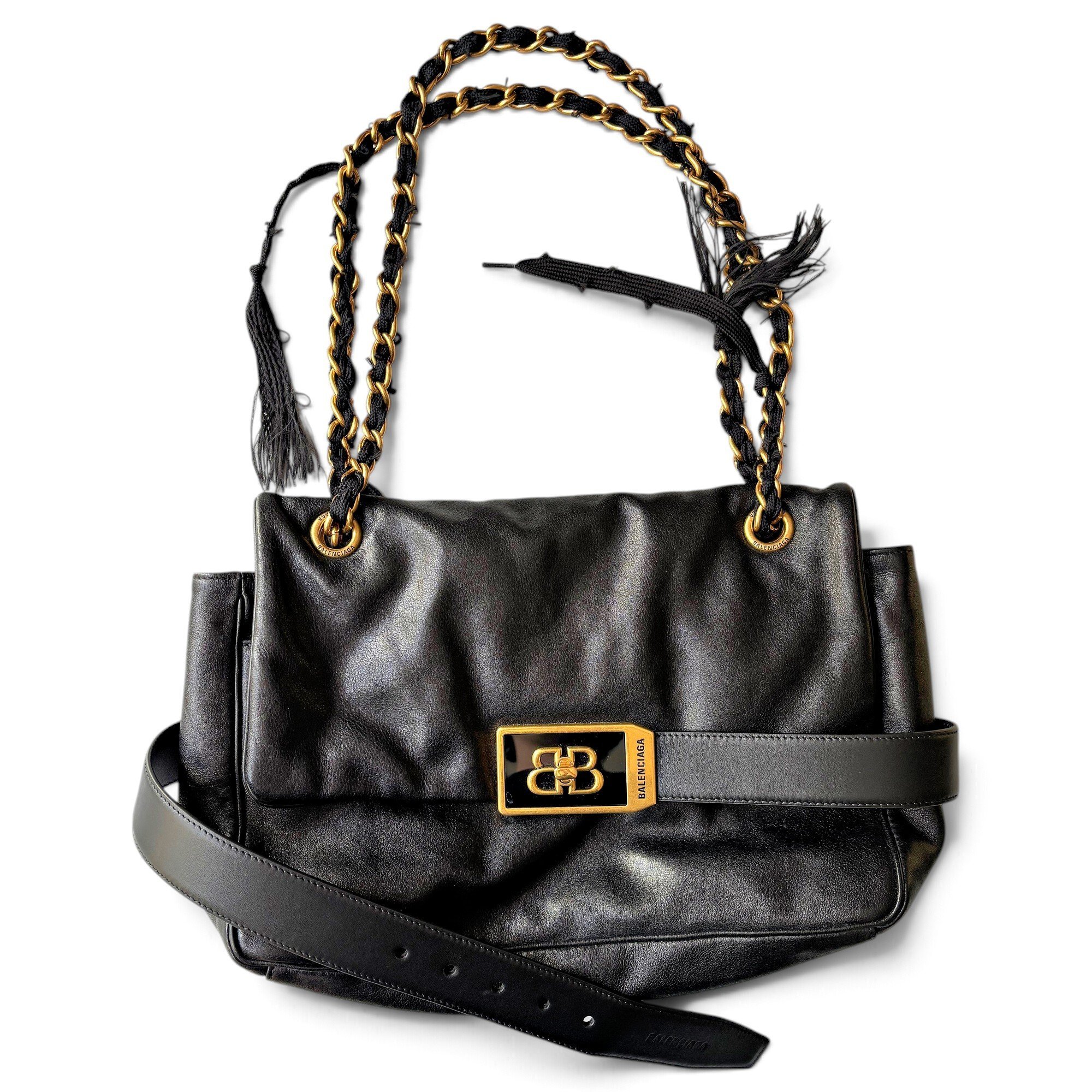 Leather handbag