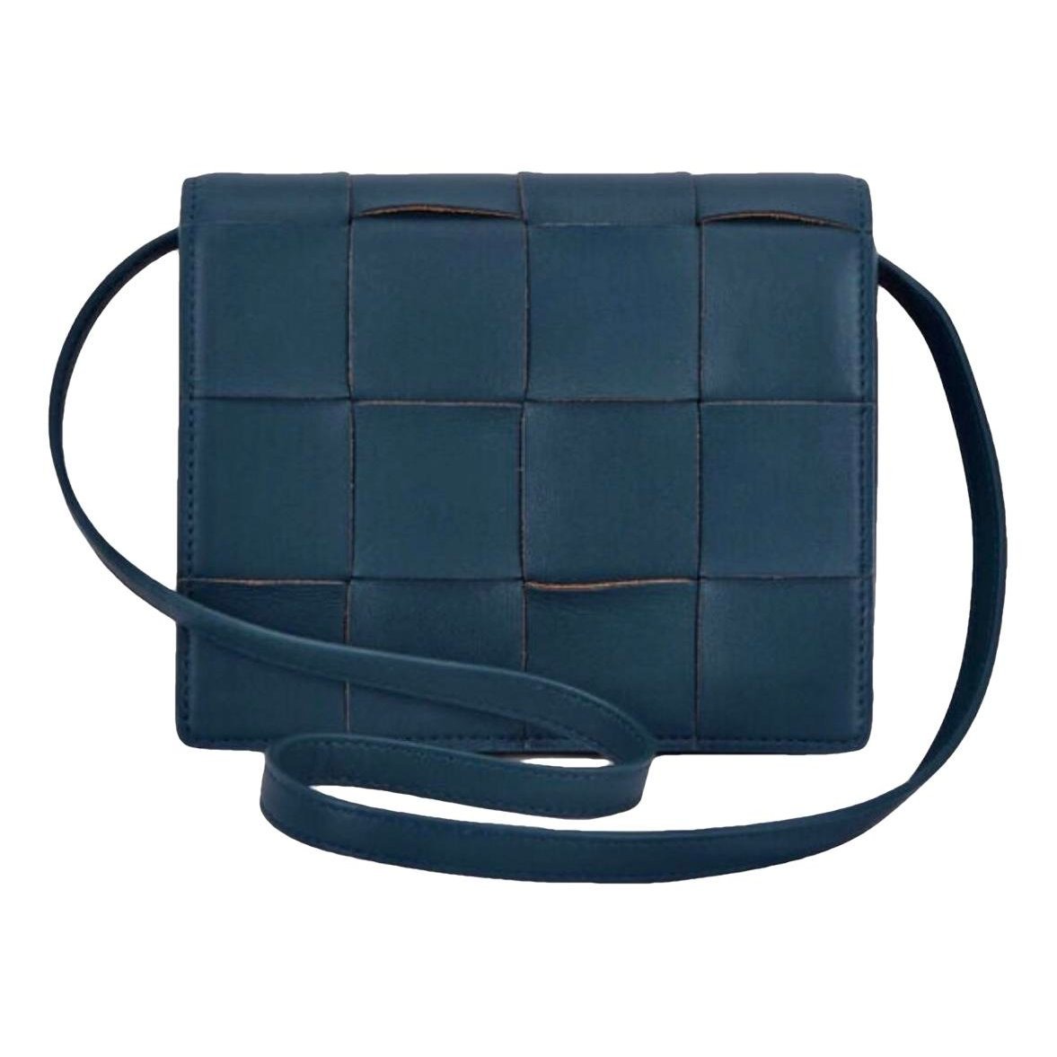 Cassette leather crossbody bag
