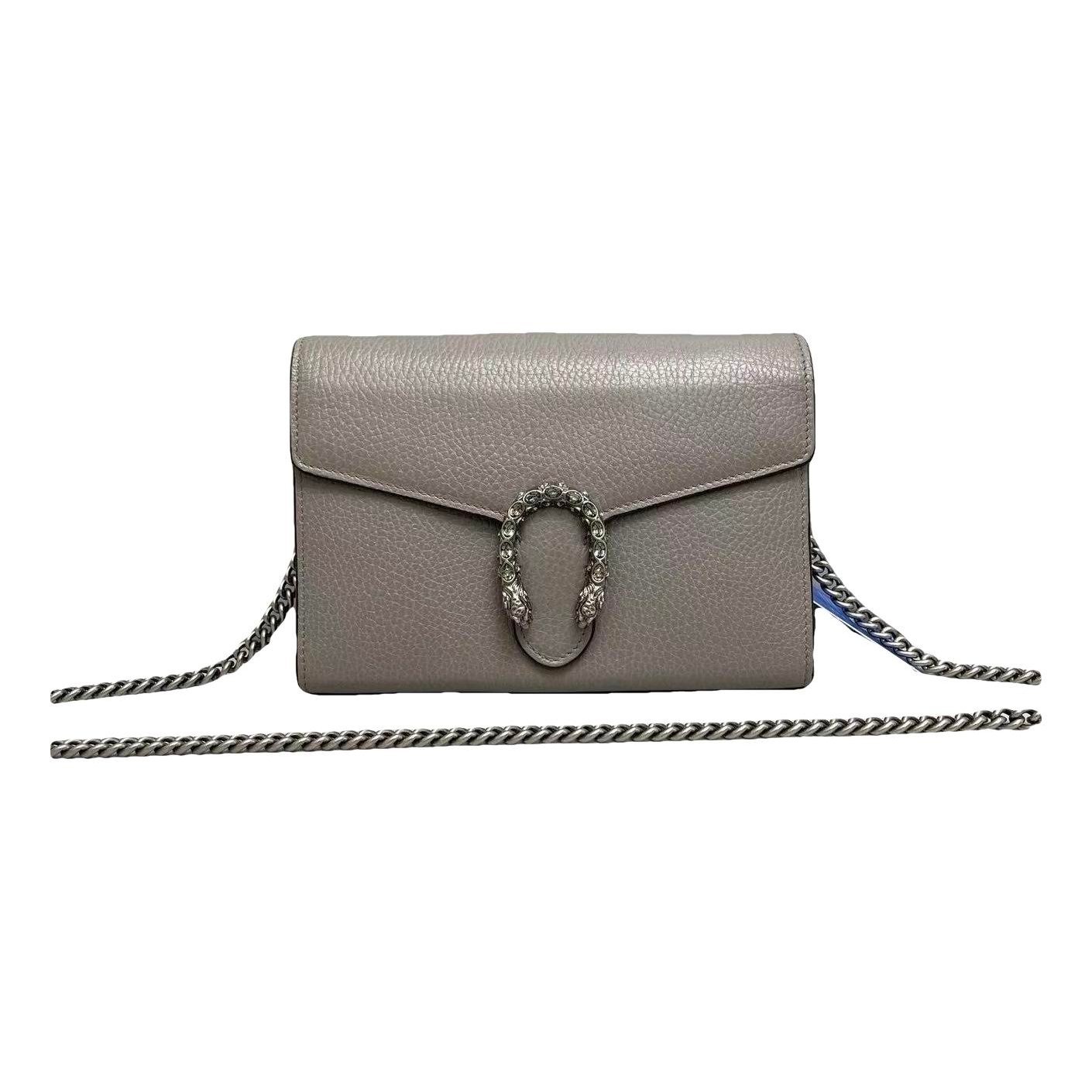 Dionysus Chain Wallet leather handbag