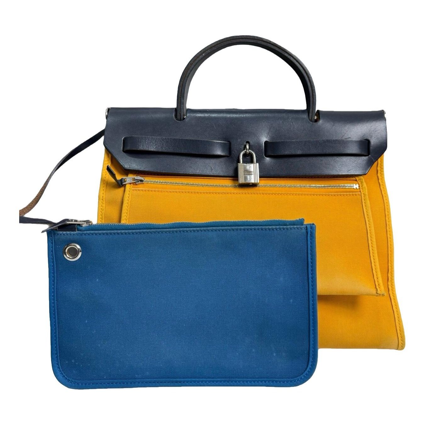 Hermes Herbag Handbag Natural