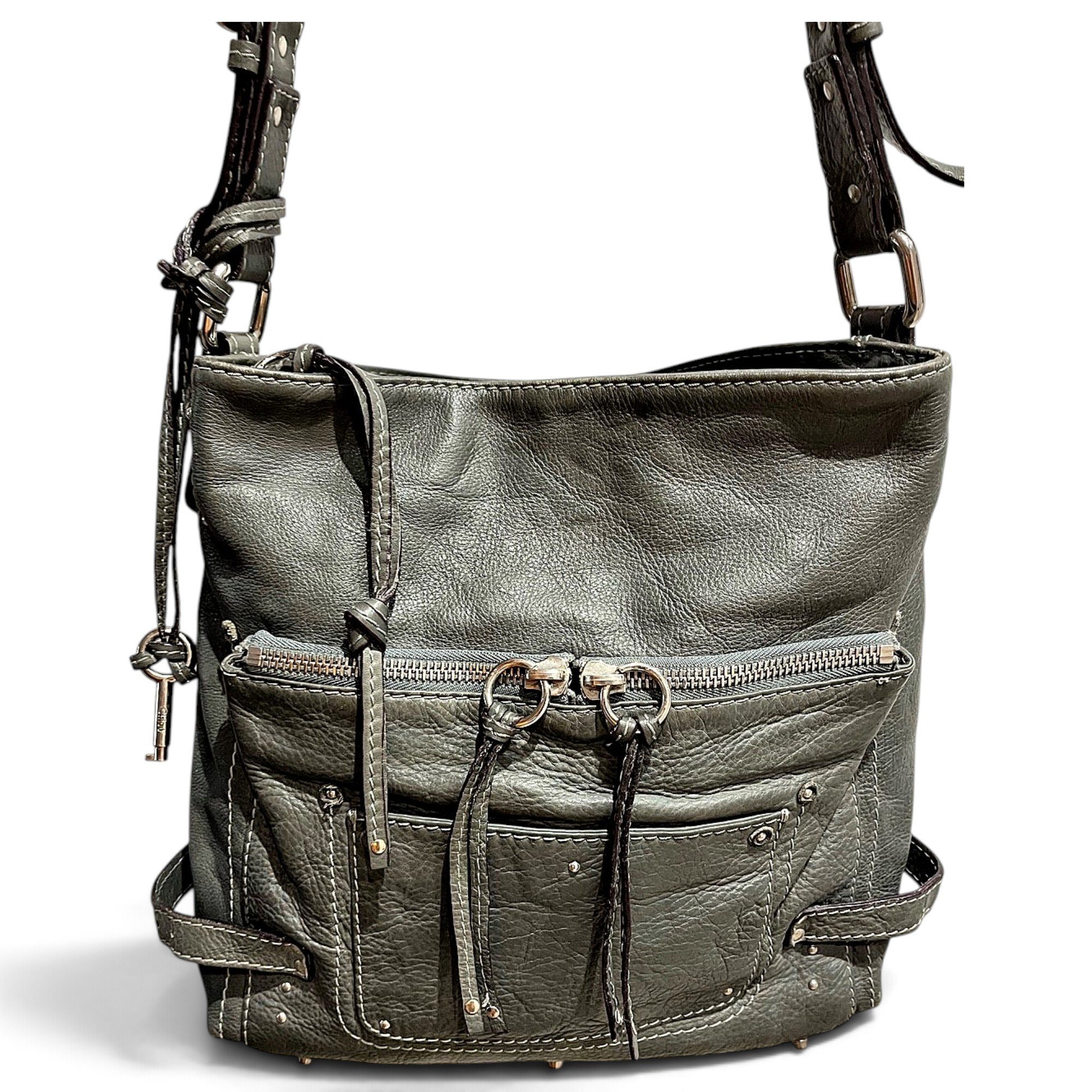 Paddington, Zip leather handbag