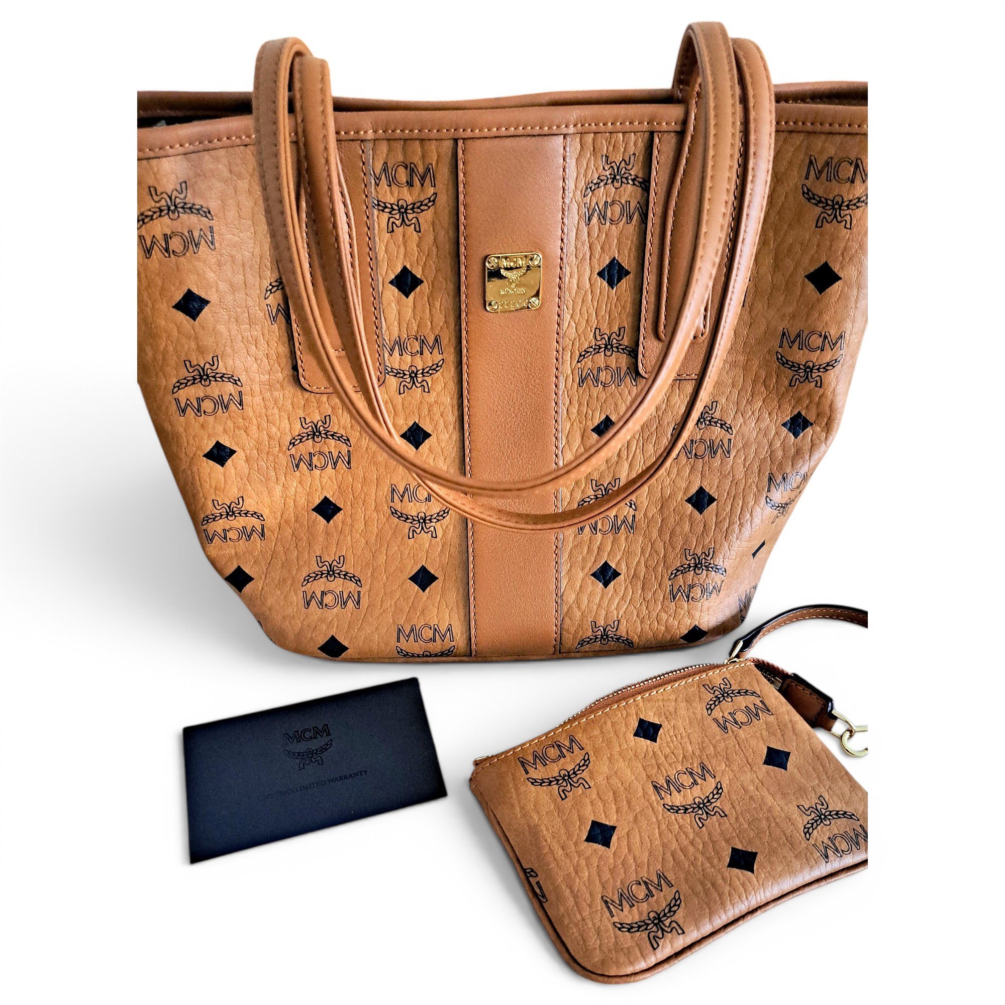Leather tote