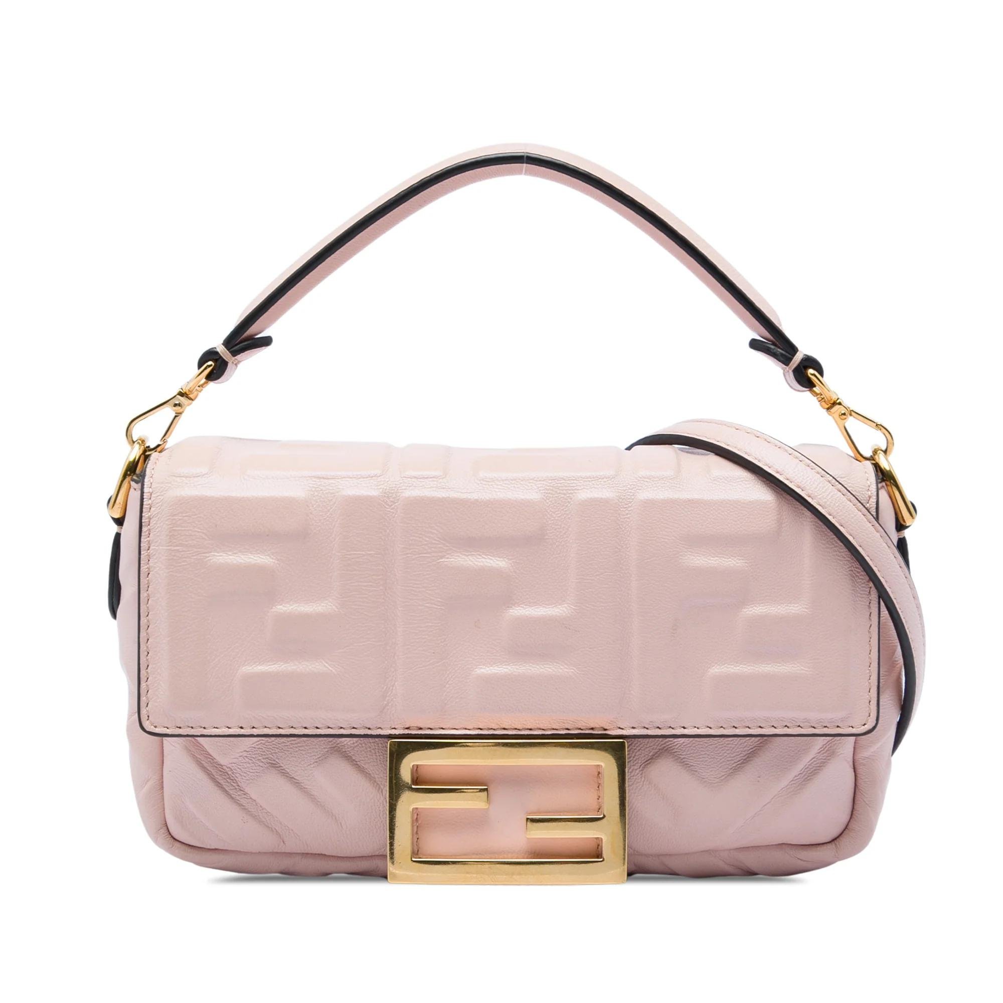 Baguette pony-style calfskin handbag
