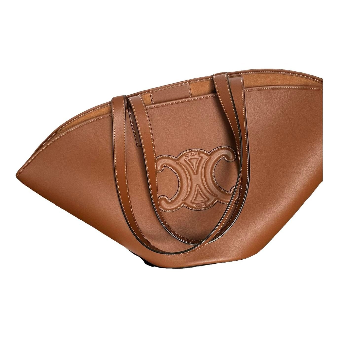 Couffin leather handbag