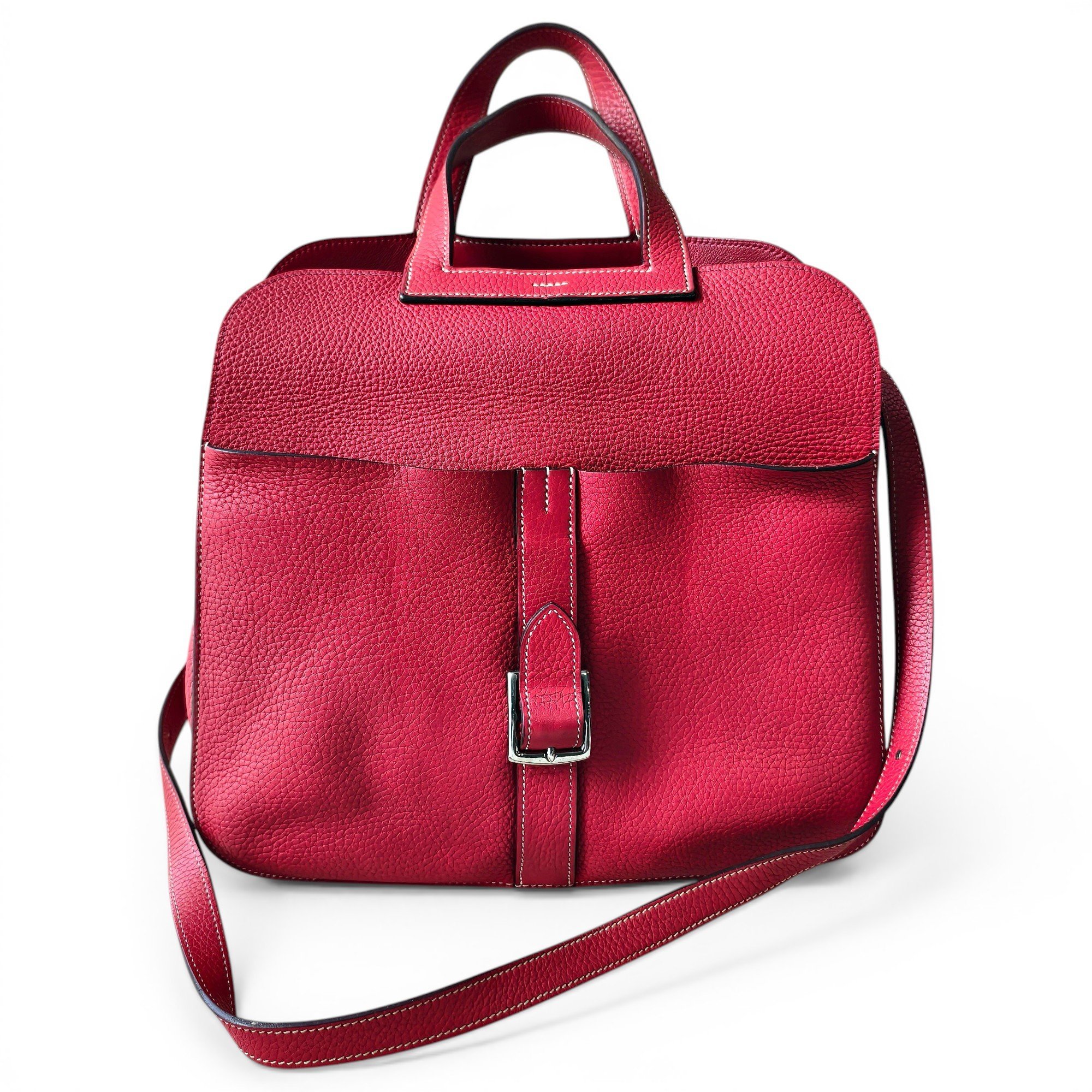 Halzan leather handbag