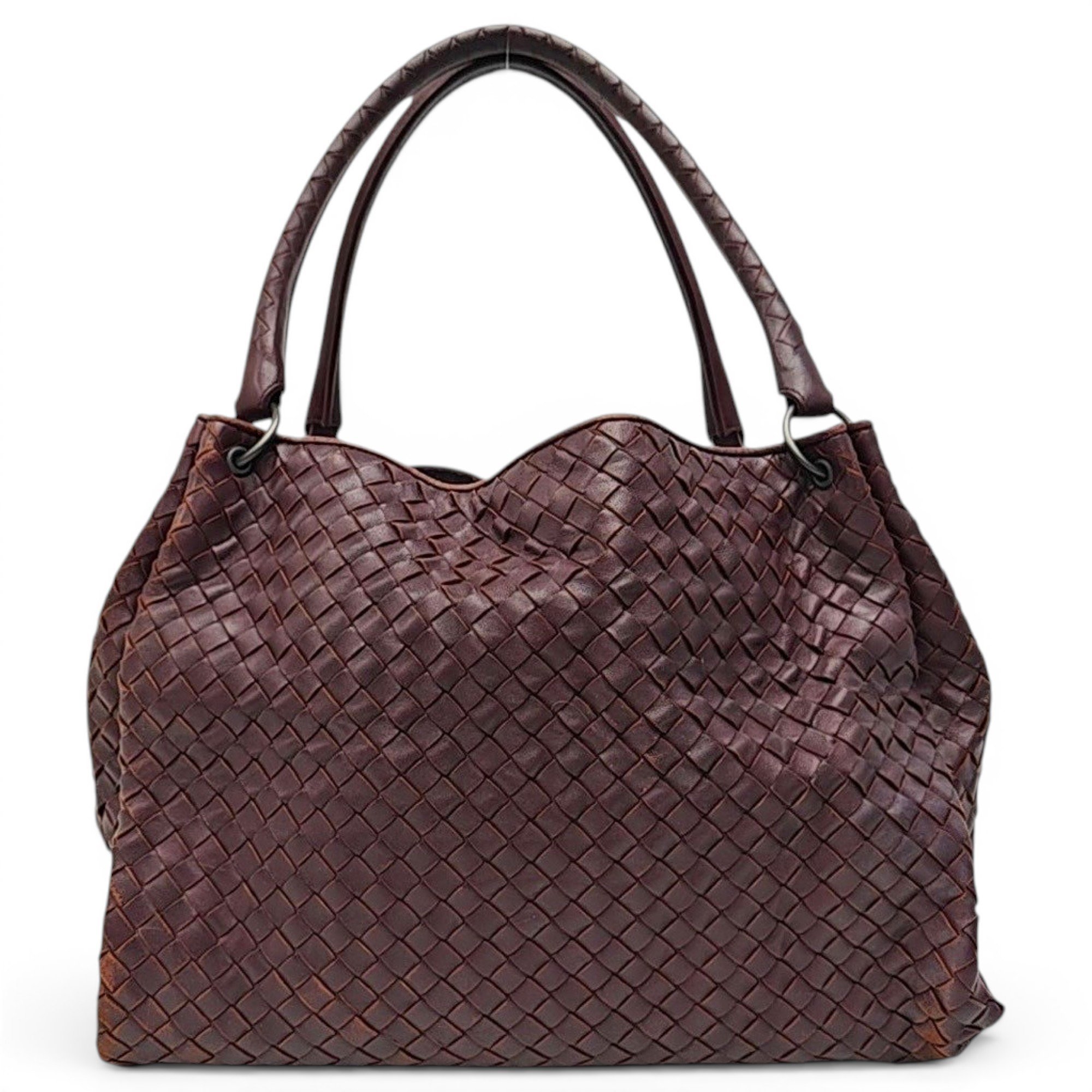 Parachute leather handbag