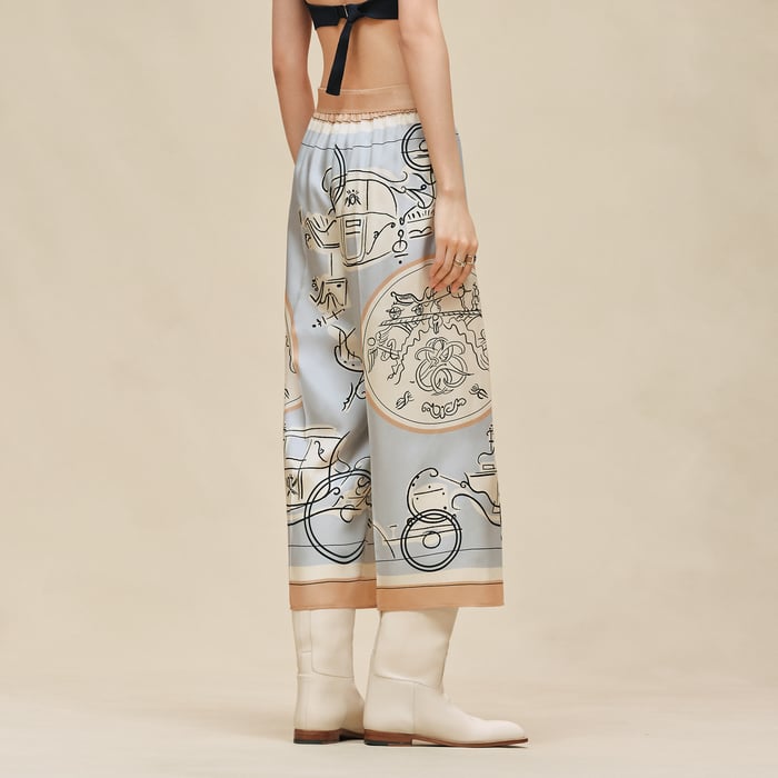 Gris Paruline "Ex-libris a Main Levee" Short Pants