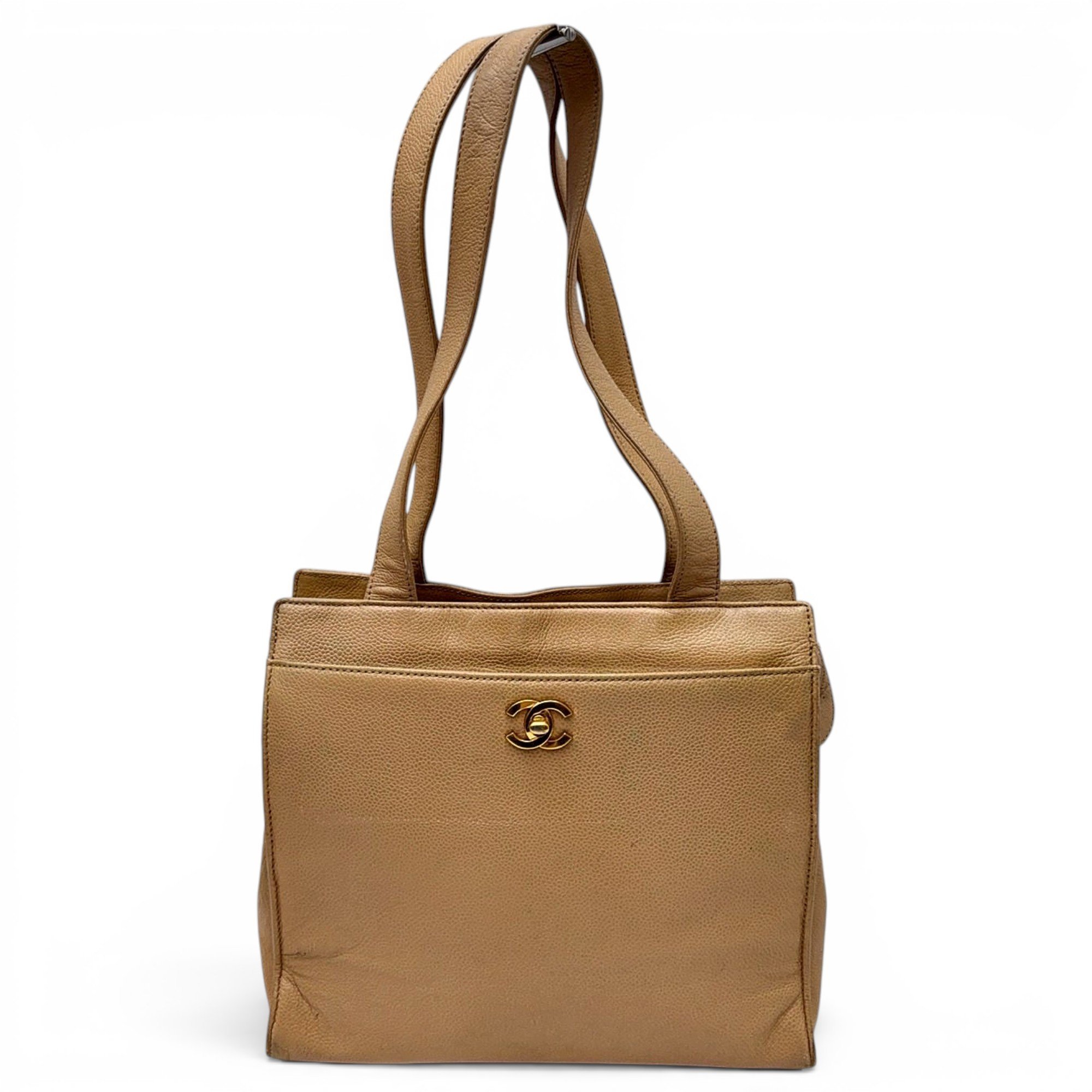 Executive leather tote