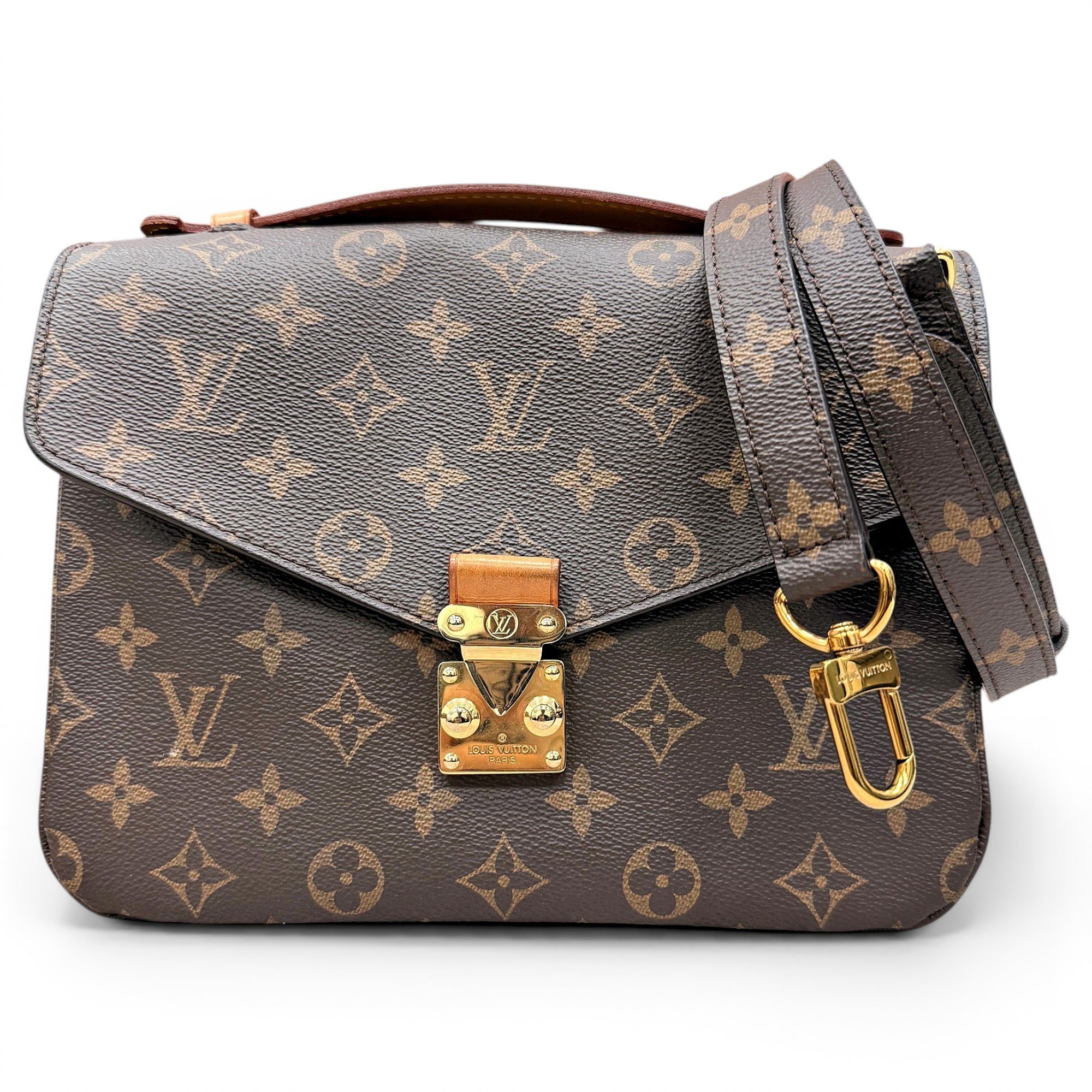 Metis leather handbag