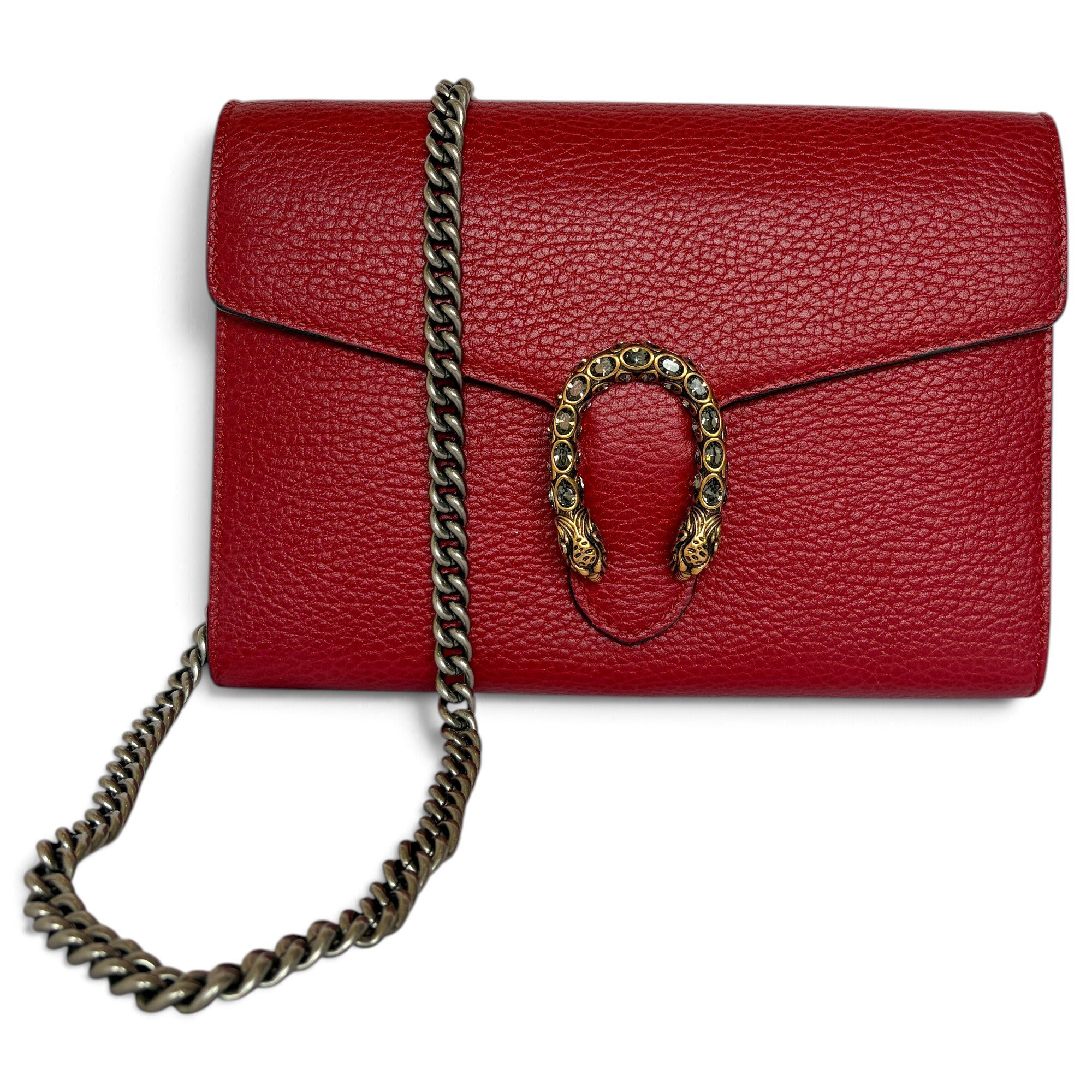 Dionysus Chain Wallet leather handbag