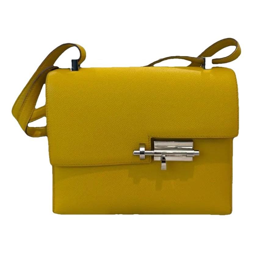 Verrou leather crossbody bag