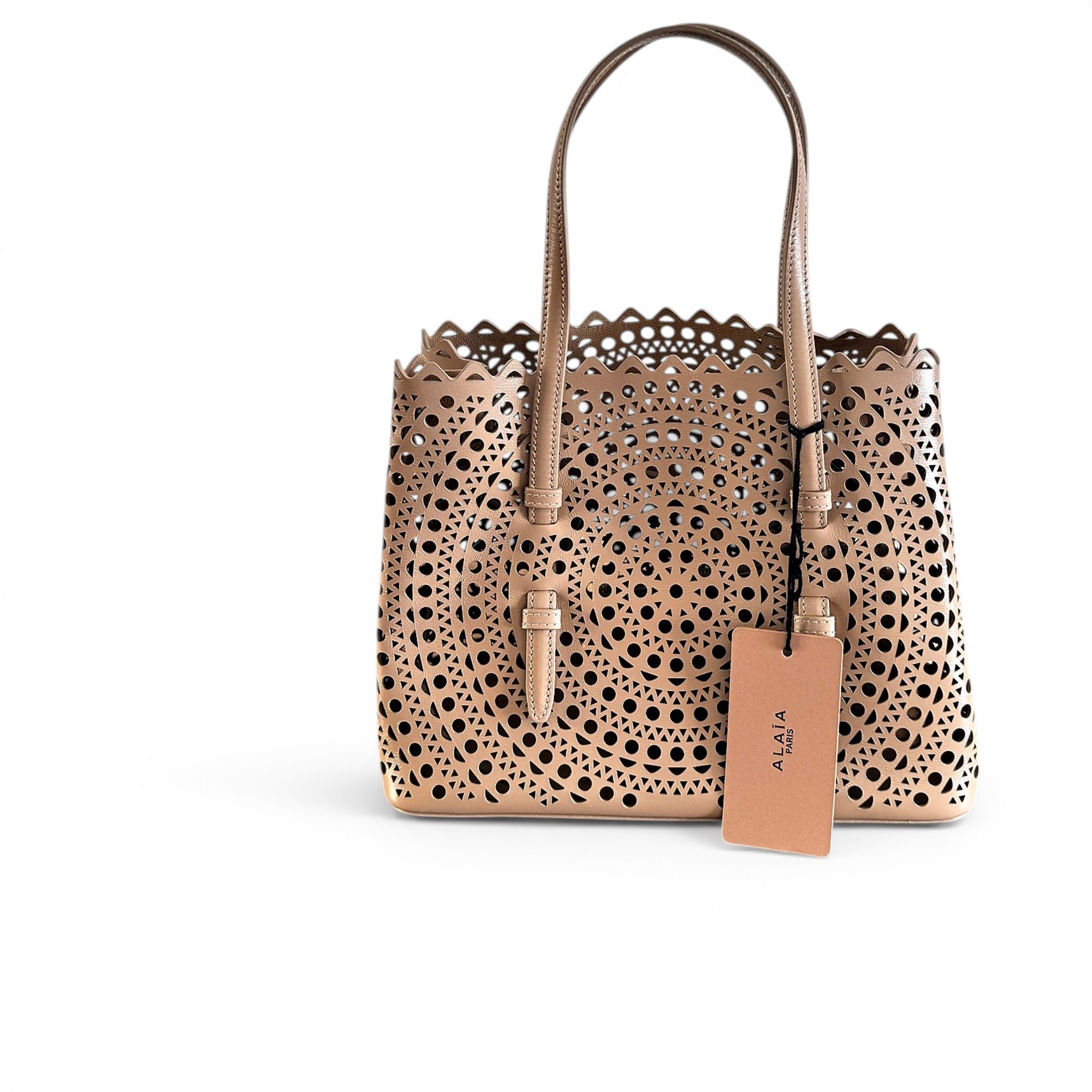 Mina leather tote