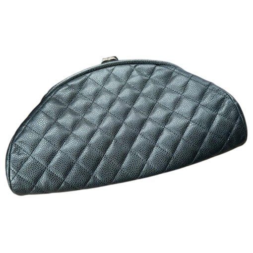Mademoiselle leather clutch bag