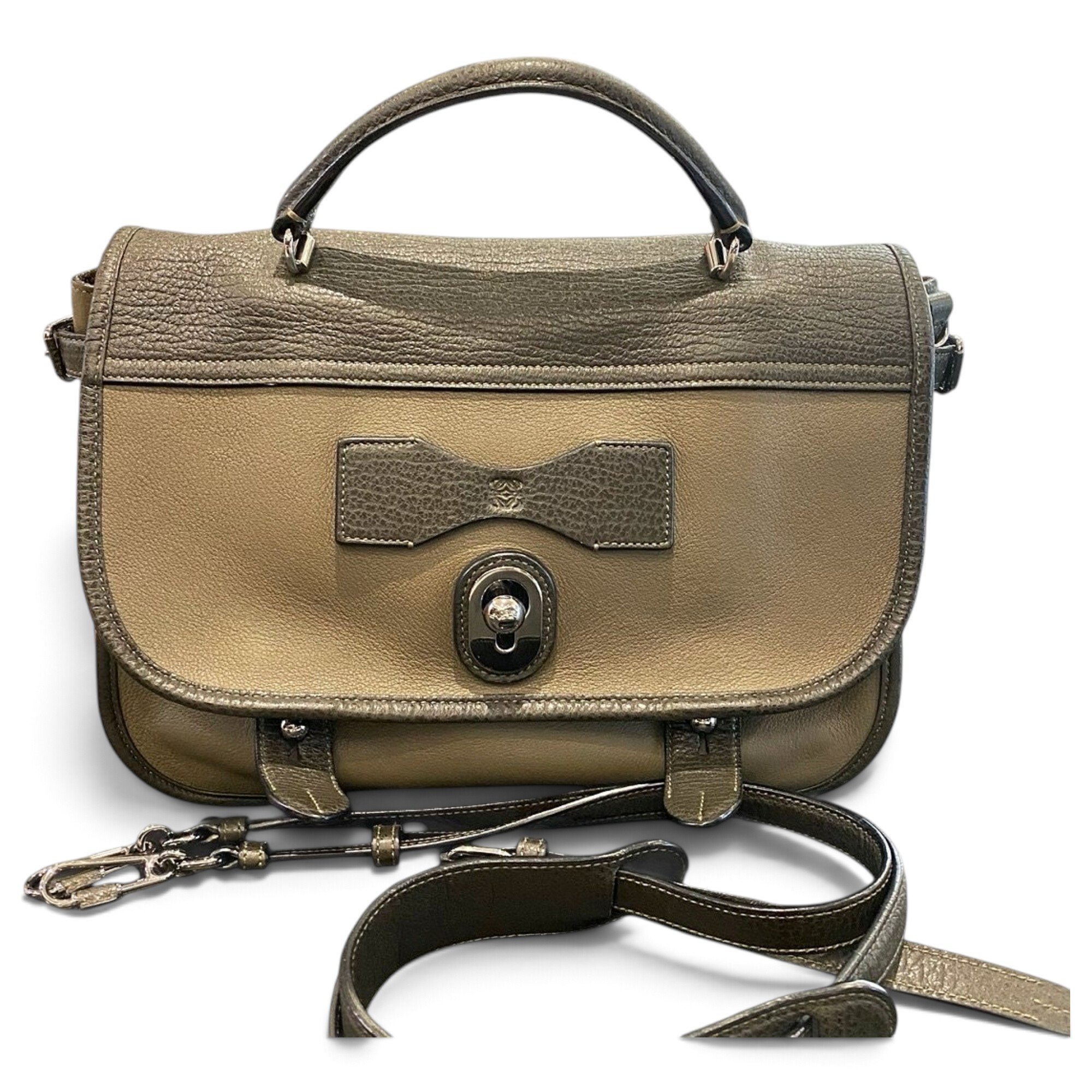 Leather handbag