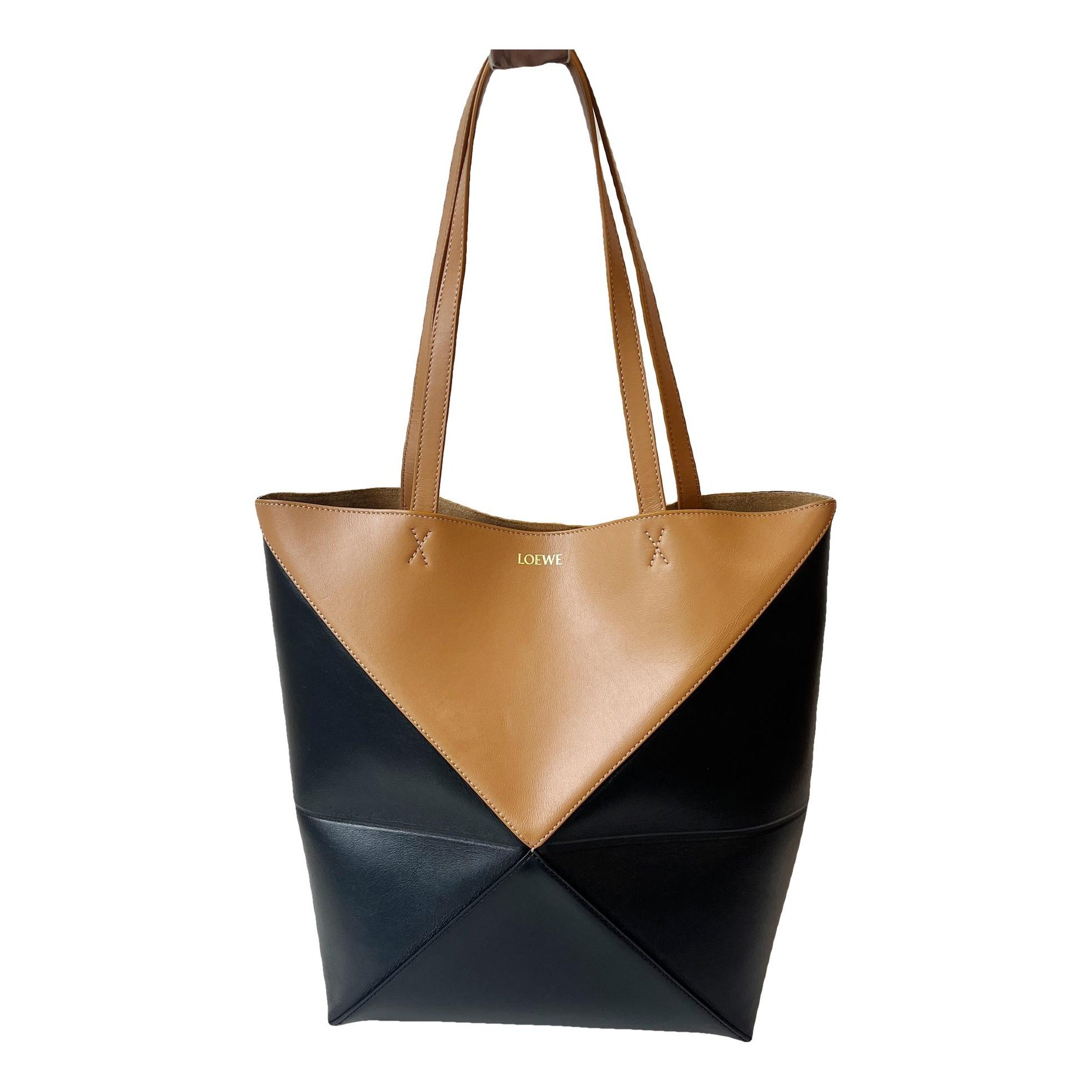 Puzzle Fold leather handbag