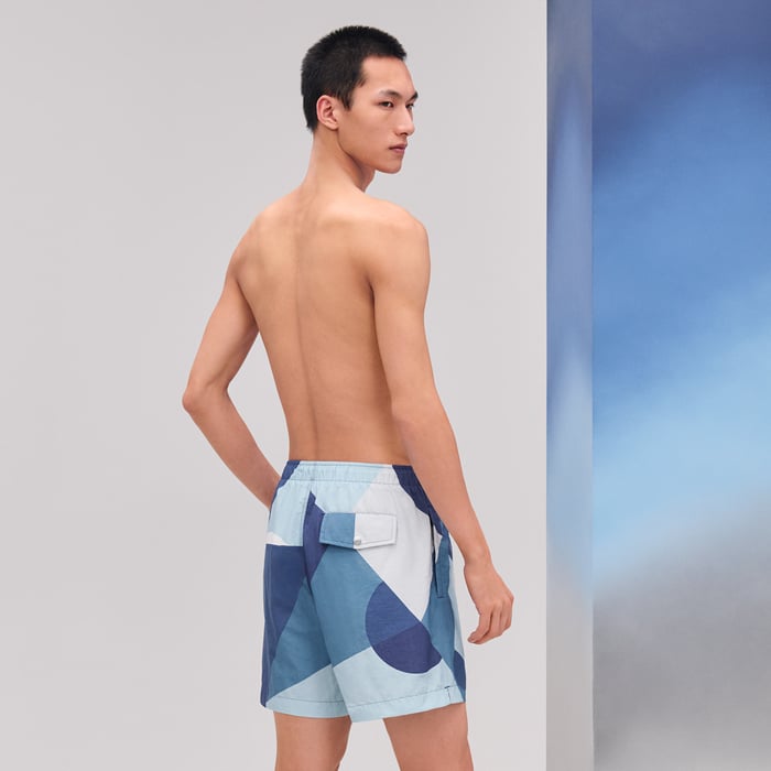 Bleu Turquin "Le Theoreme d'Equithagore" Swim Trunks