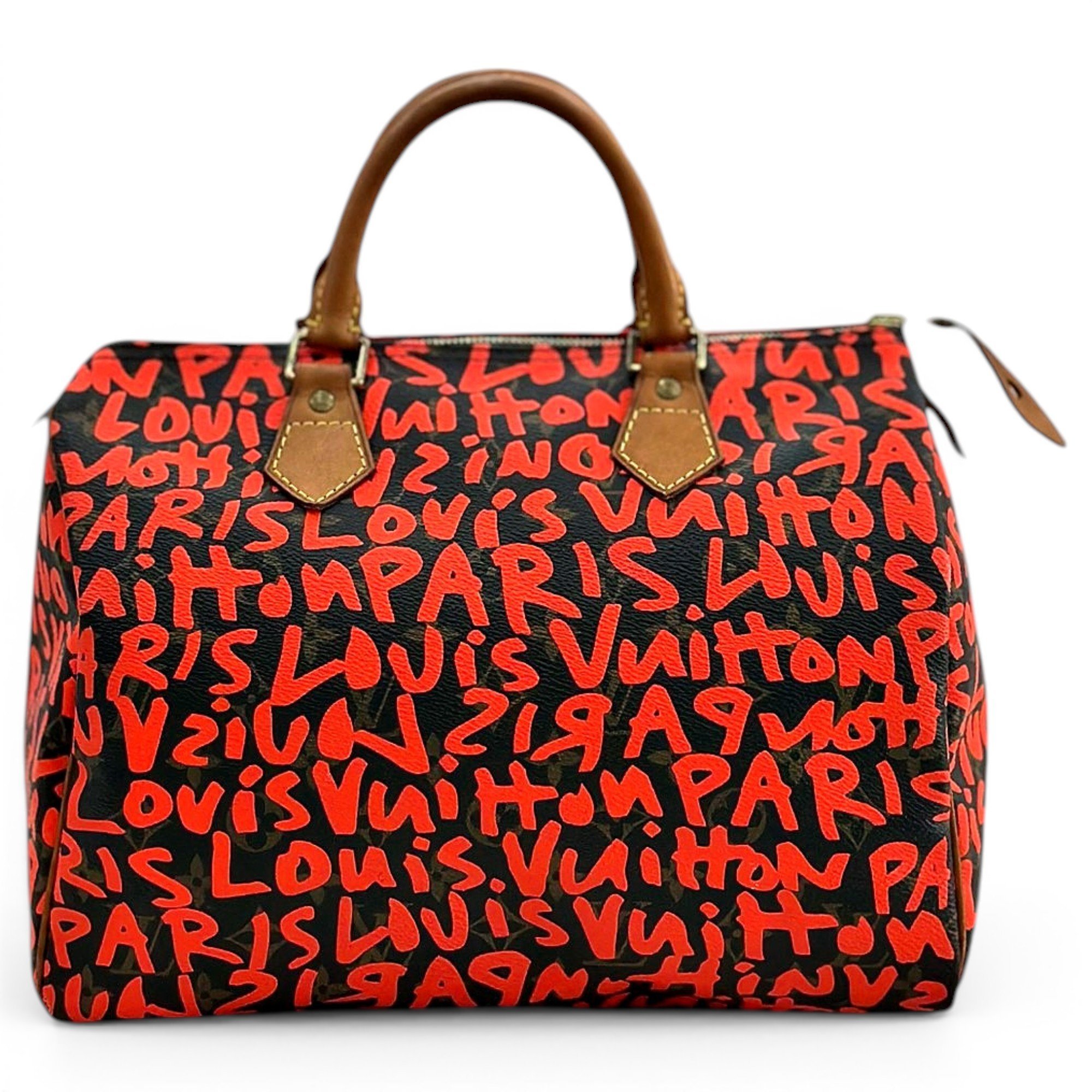 Speedy leather handbag