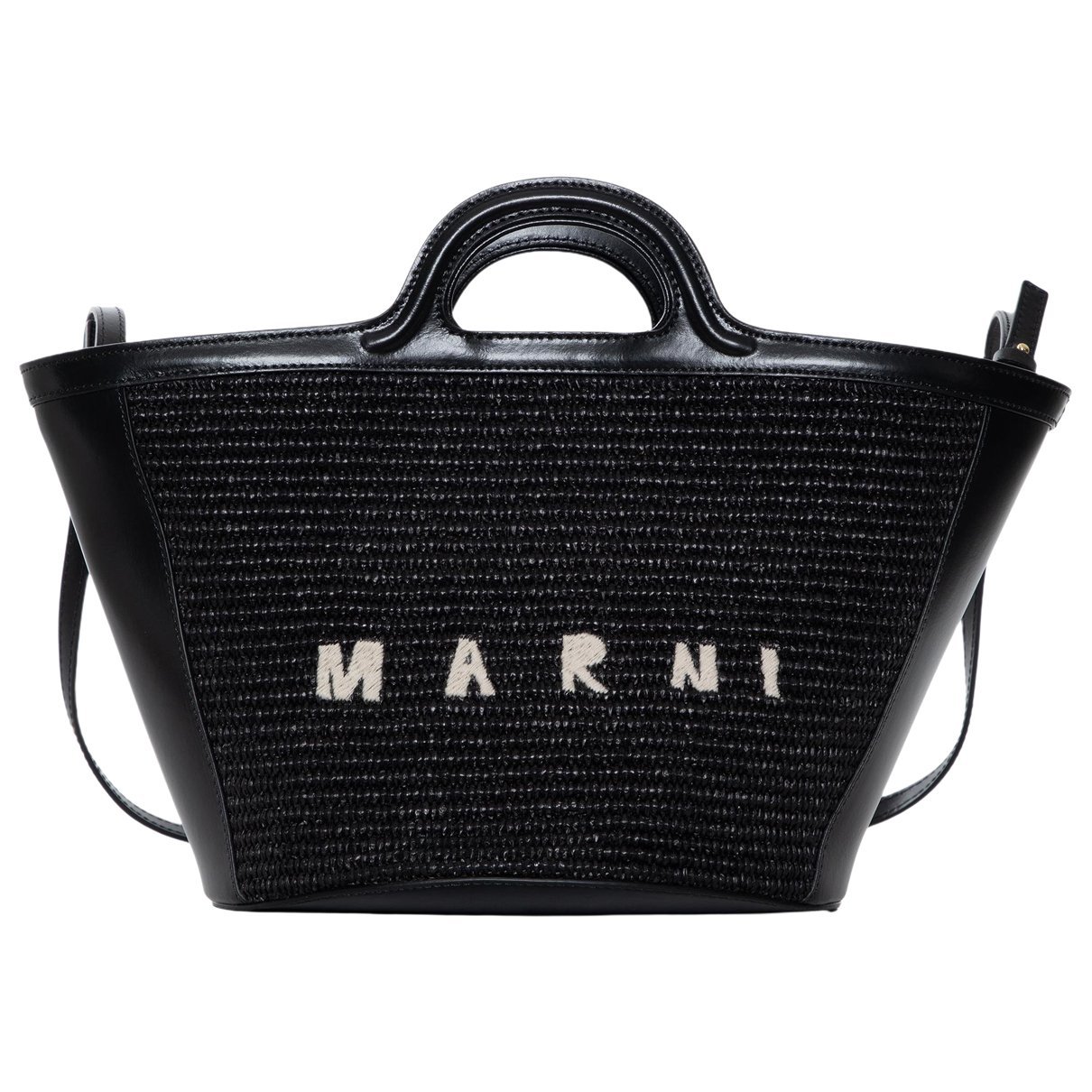 Tropicalia leather tote