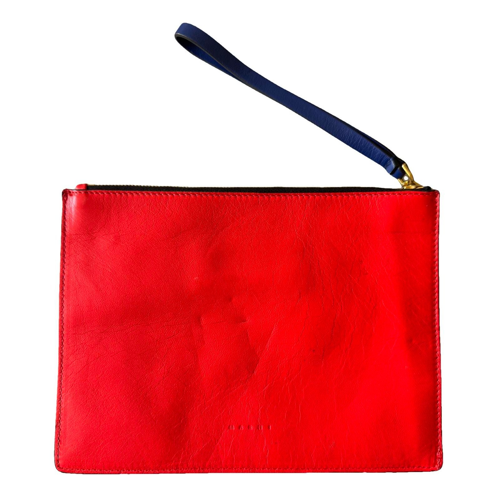 Marni Leather clutch bag
