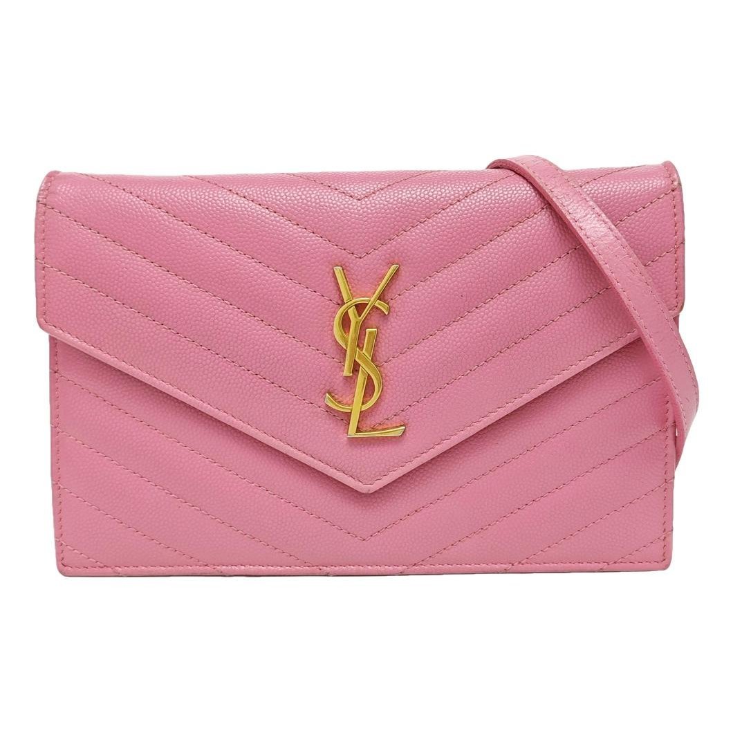 Satchel Monogramme leather crossbody bag
