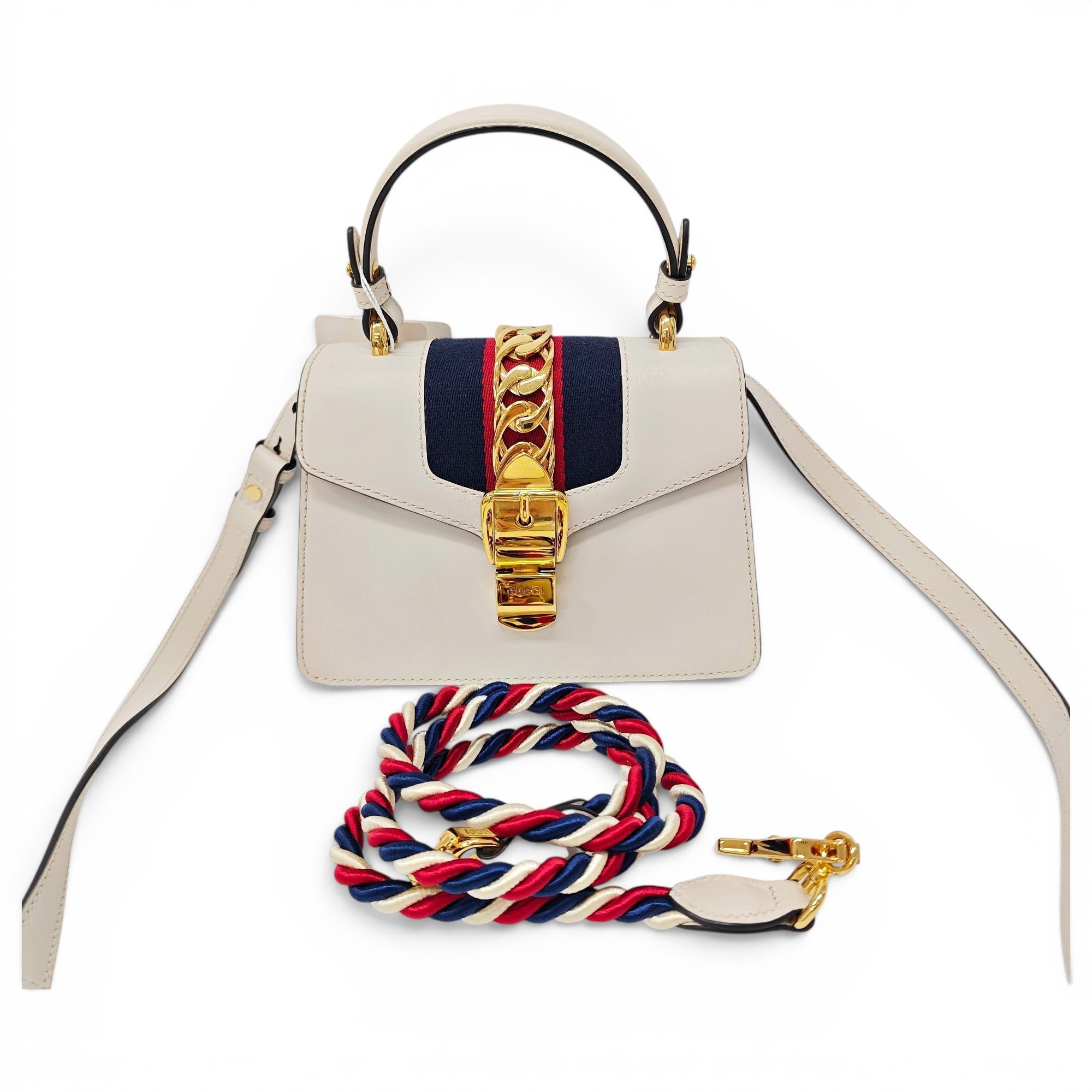 Sylvie Top Handle leather handbag