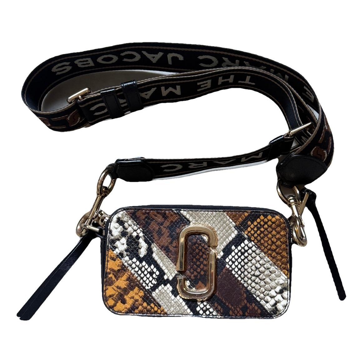 Snapshot leather crossbody bag