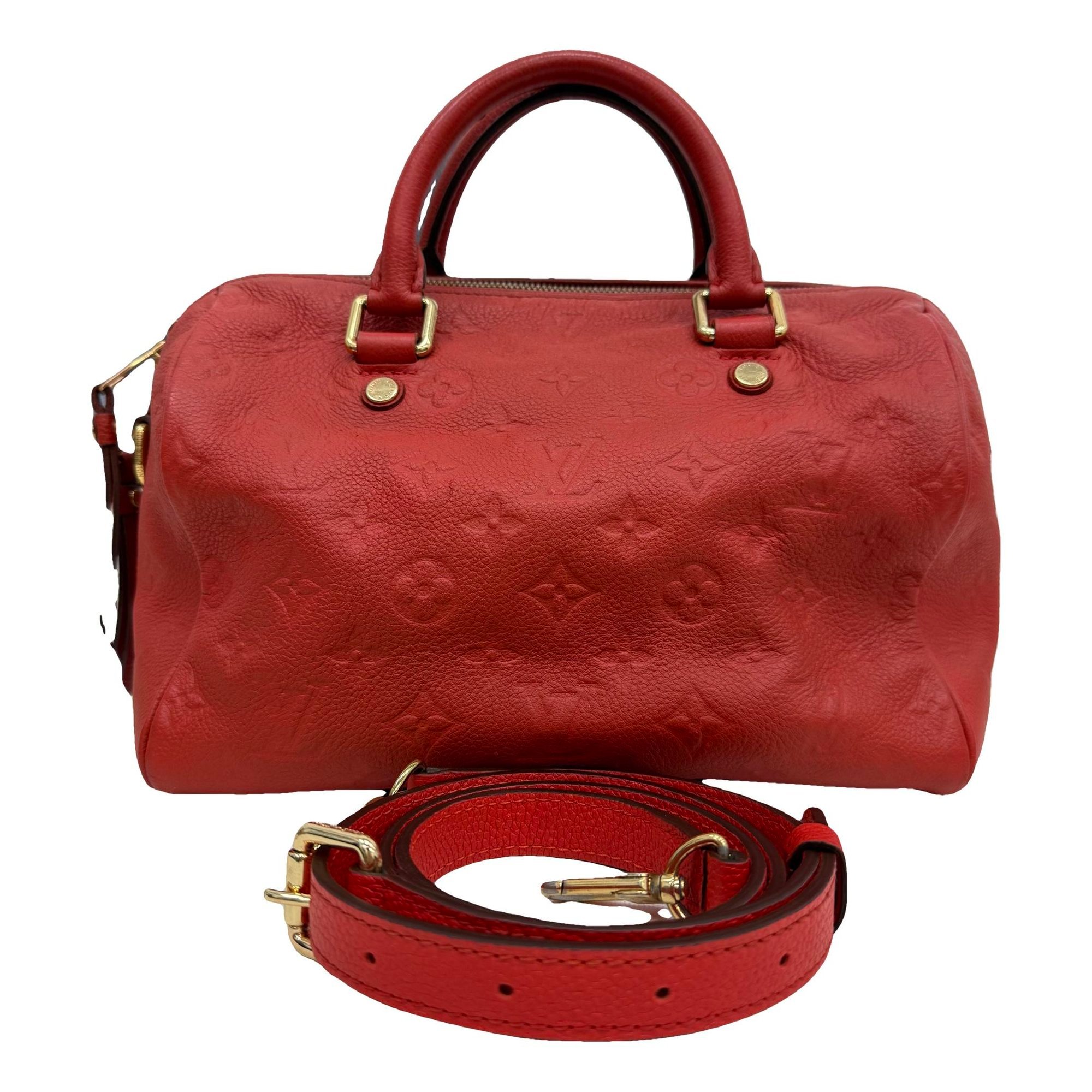 Speedy leather handbag