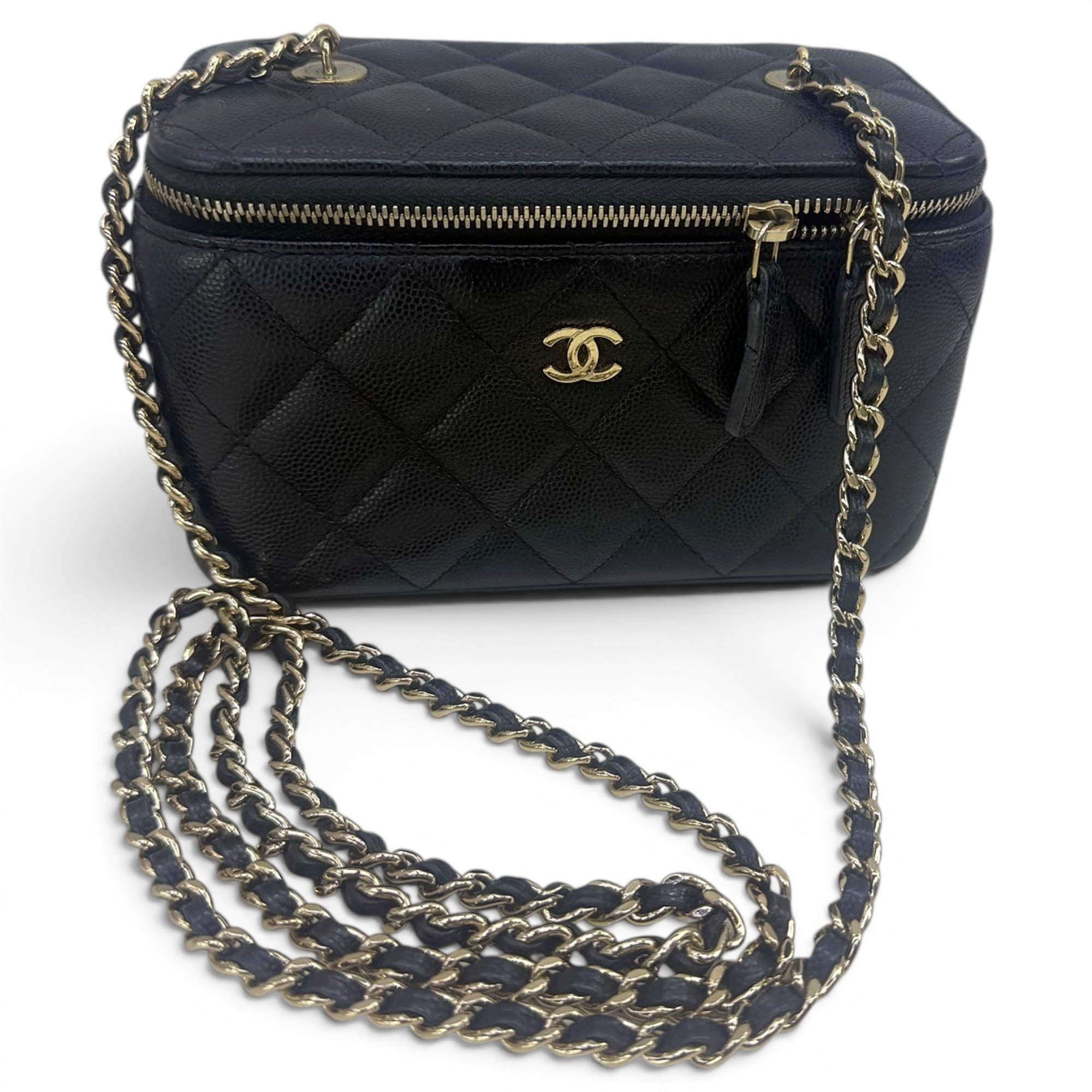 Vanity leather bag