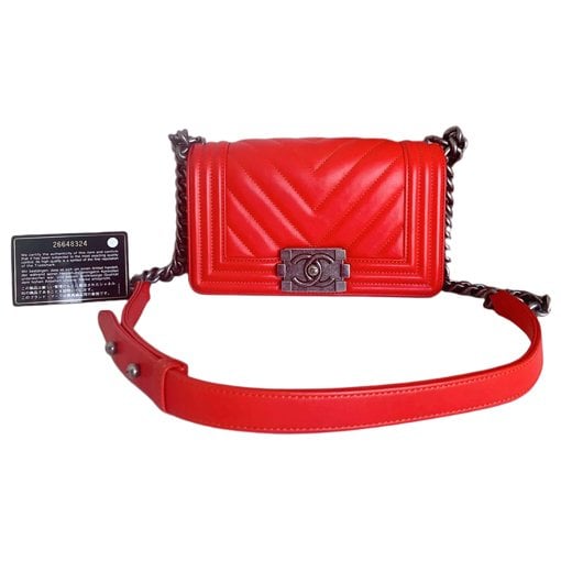 Boy leather handbag