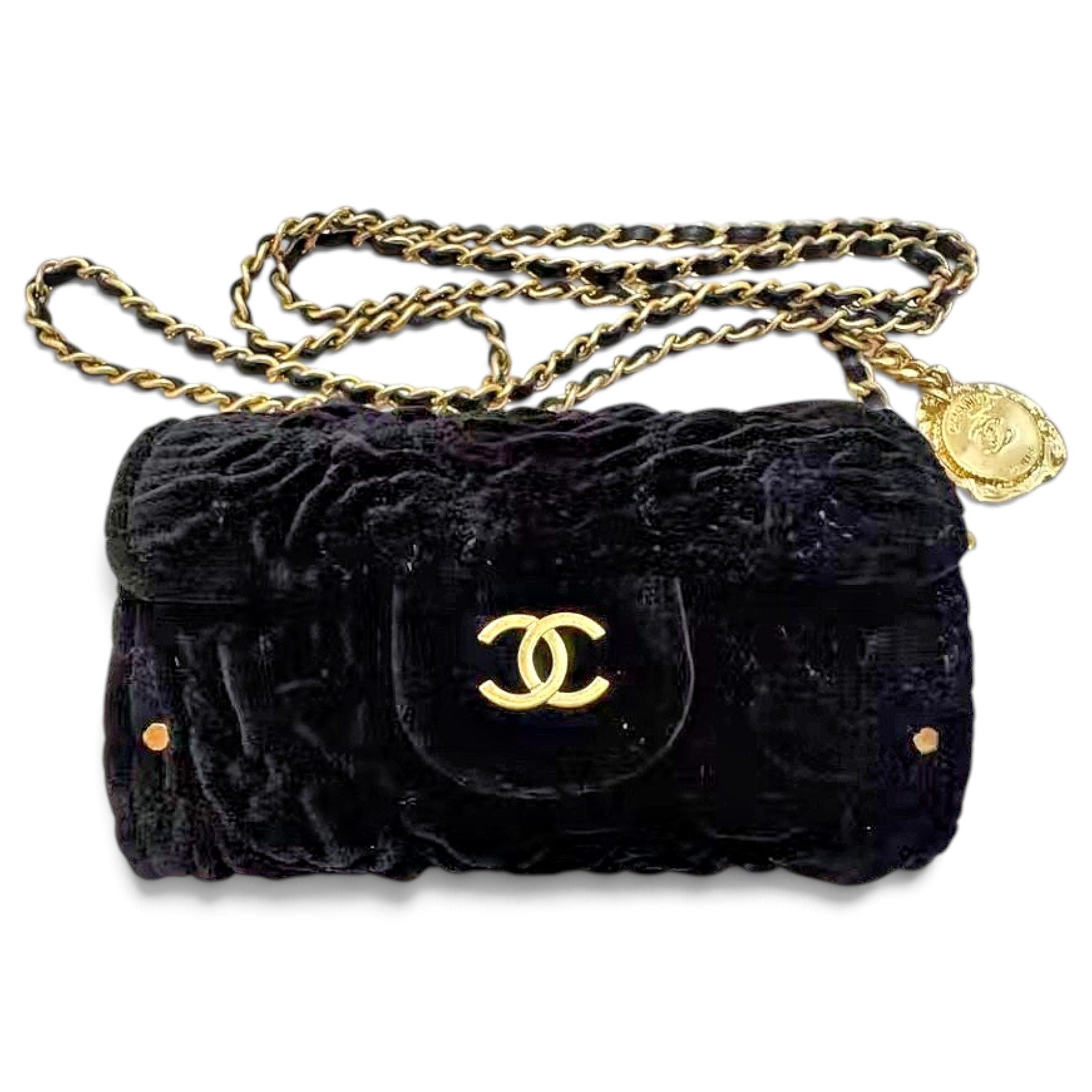 Velvet crossbody bag