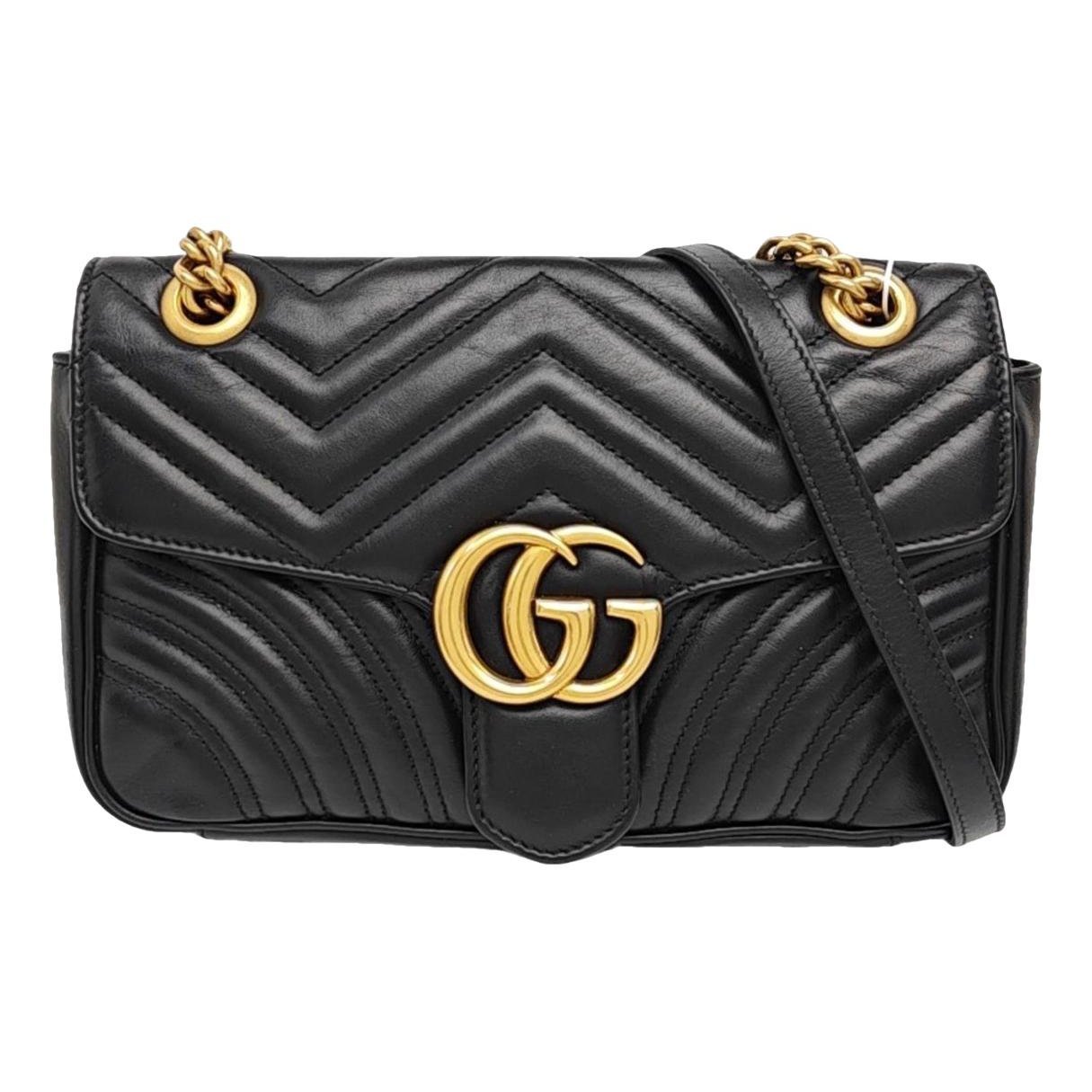 GG Marmont Flap leather crossbody bag