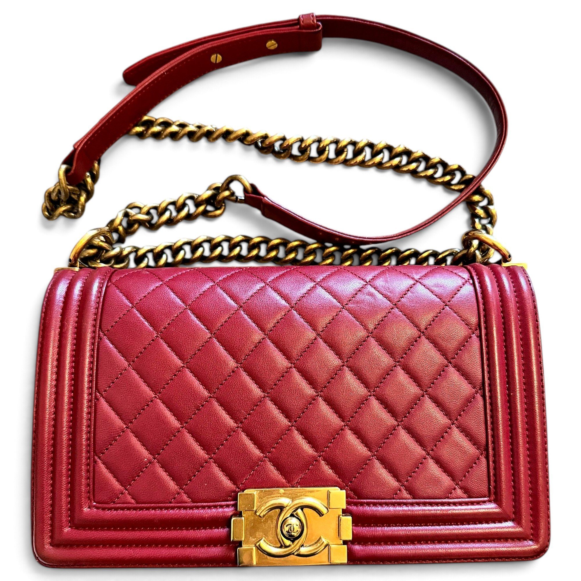 Boy leather handbag