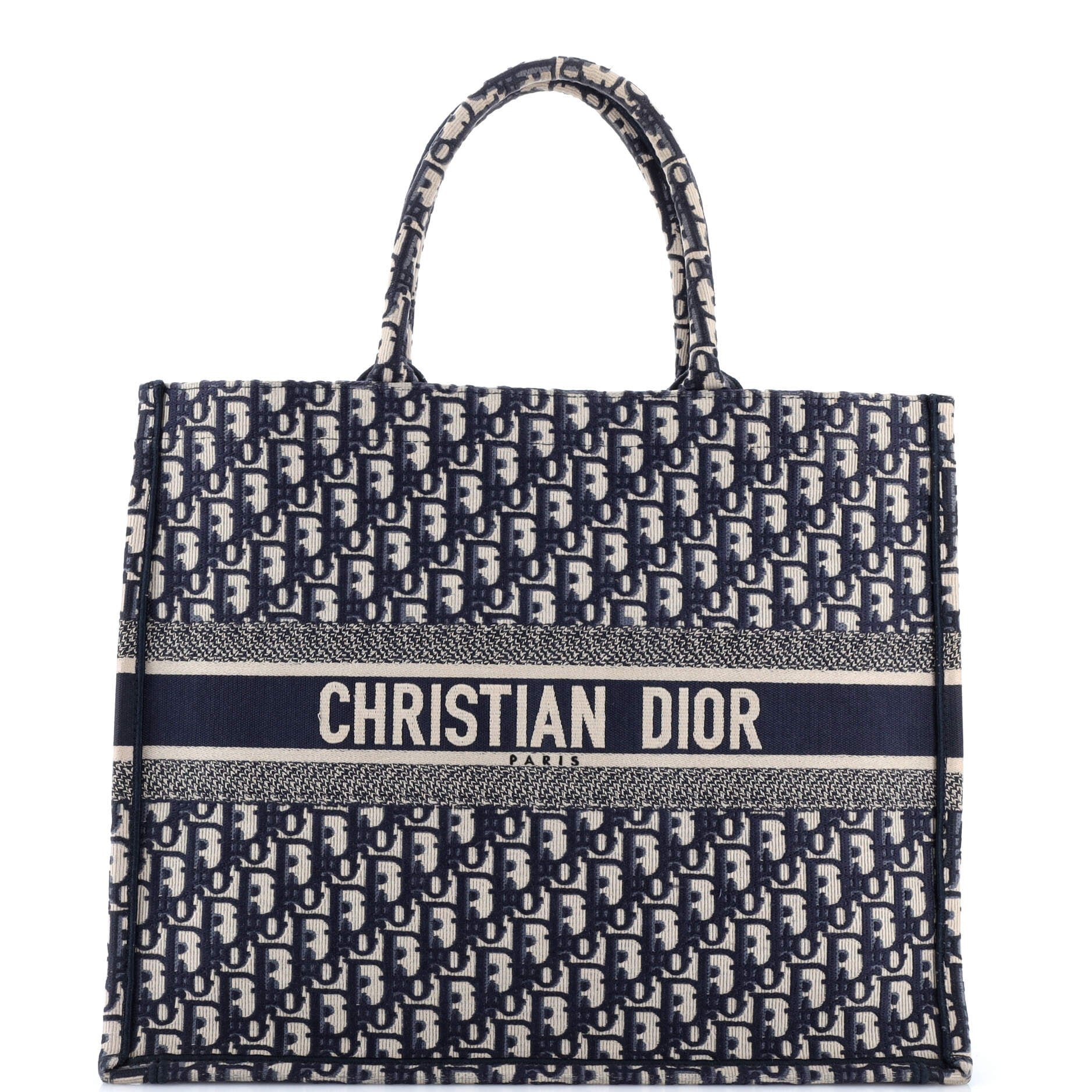 Dior Book Tote Oblique Canvas Large