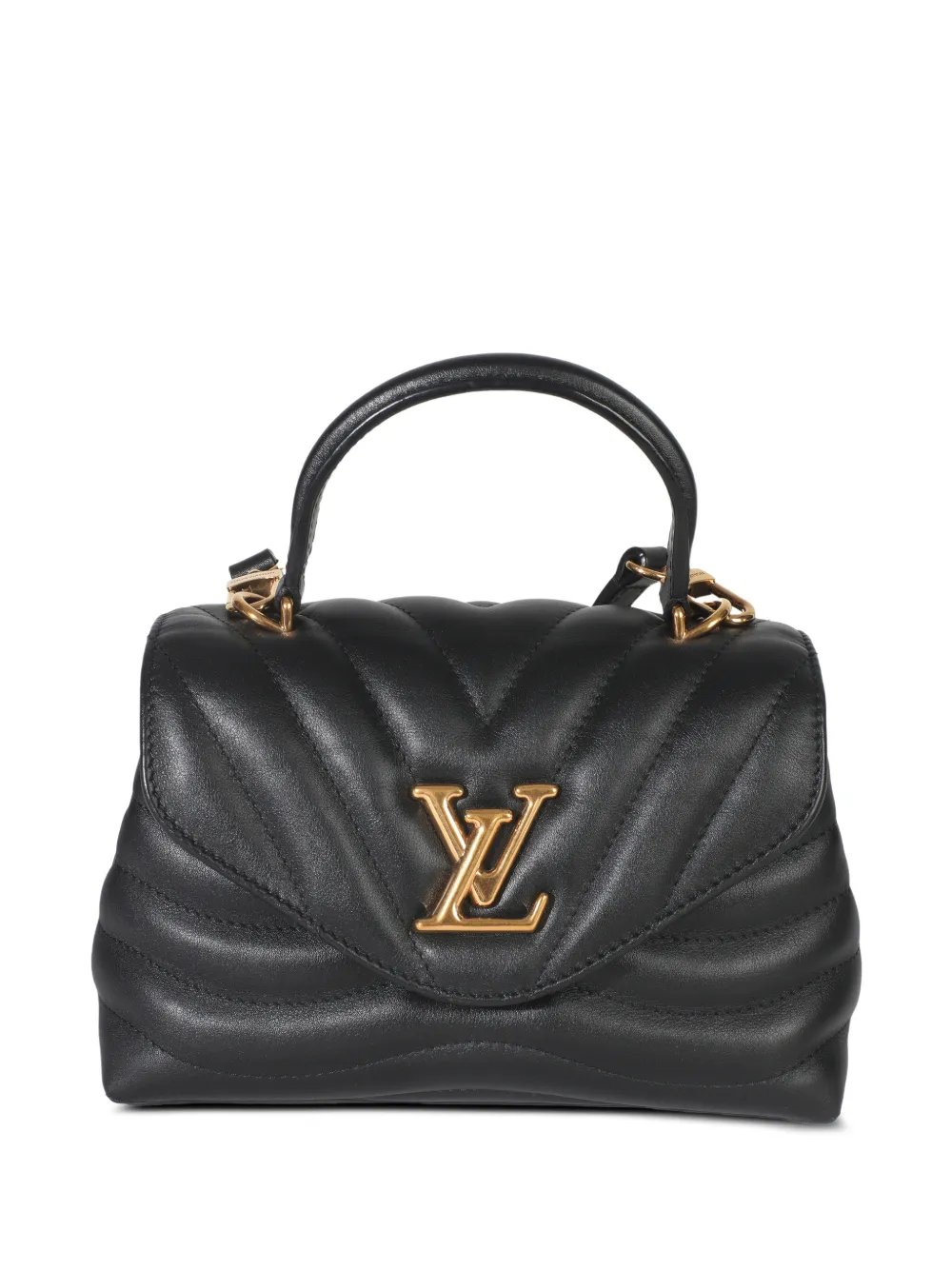New Wave top handle leather satchel bag