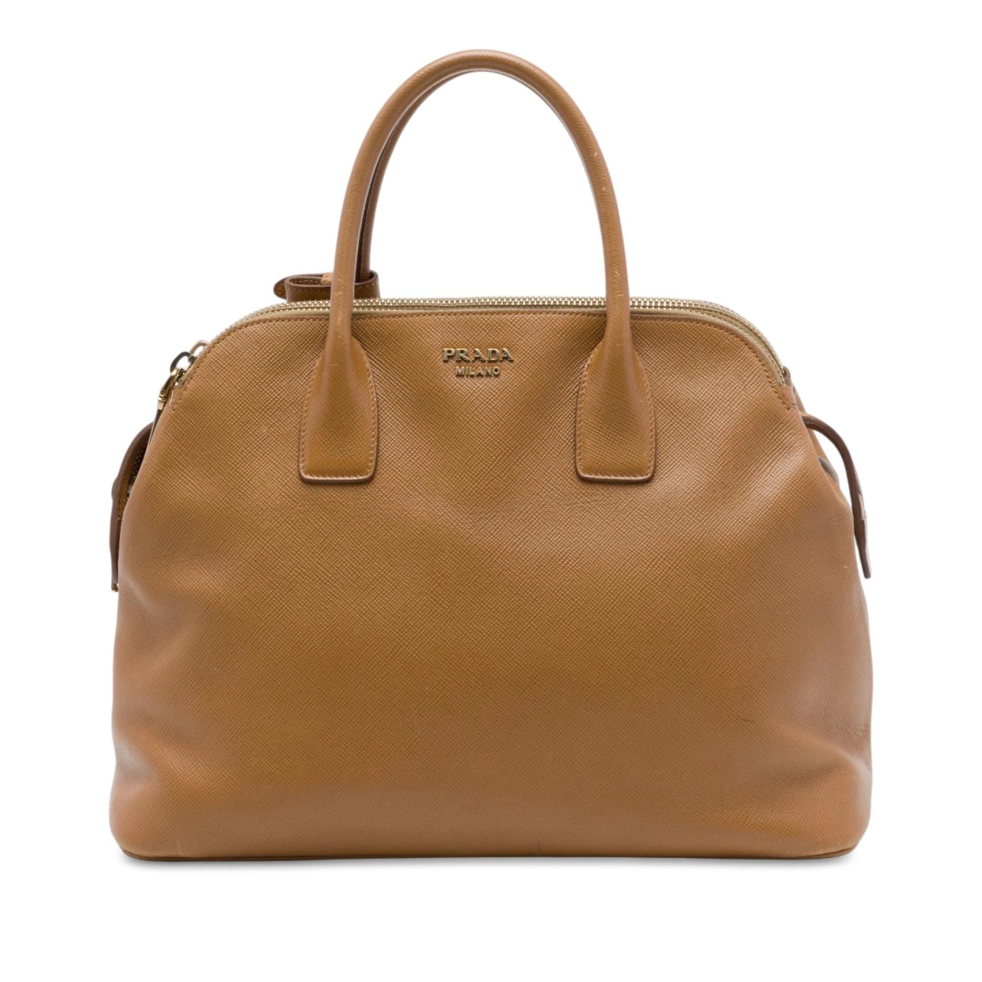 Leather handbag