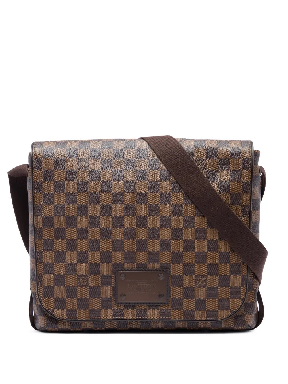 2011 Damier Ebene Brooklyn MM crossbody bag