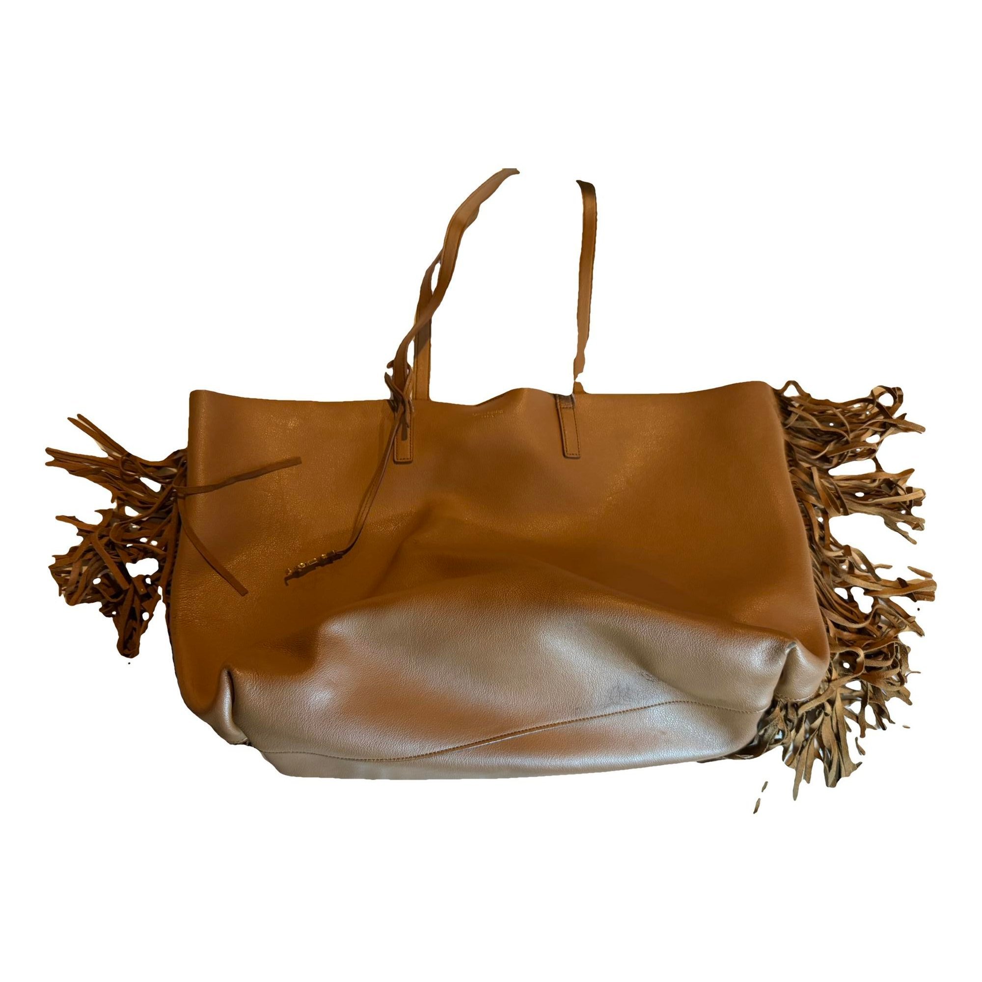 Shopping leather tote