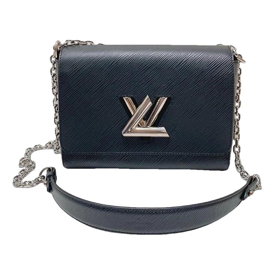 Twist leather handbag