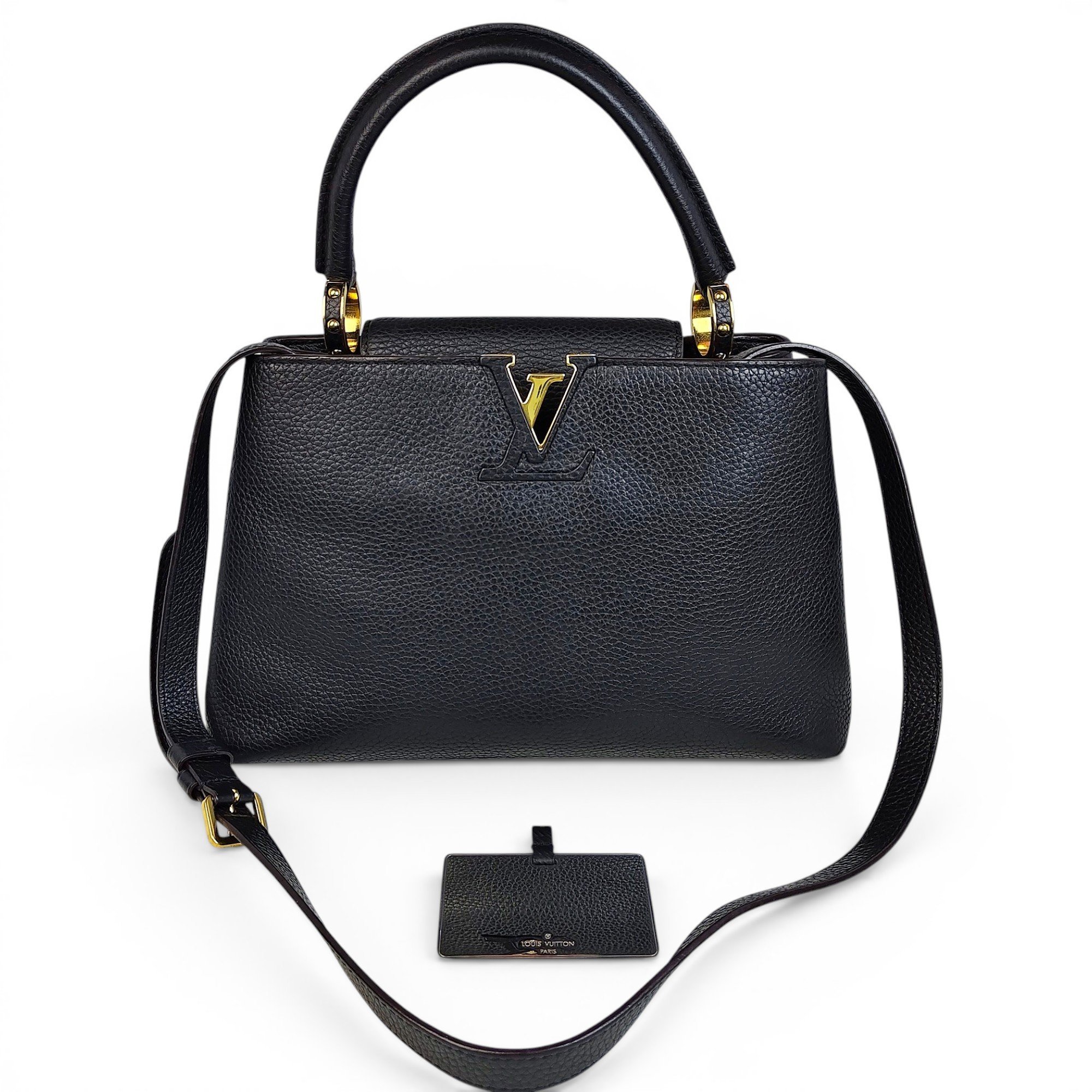 Capucines leather handbag