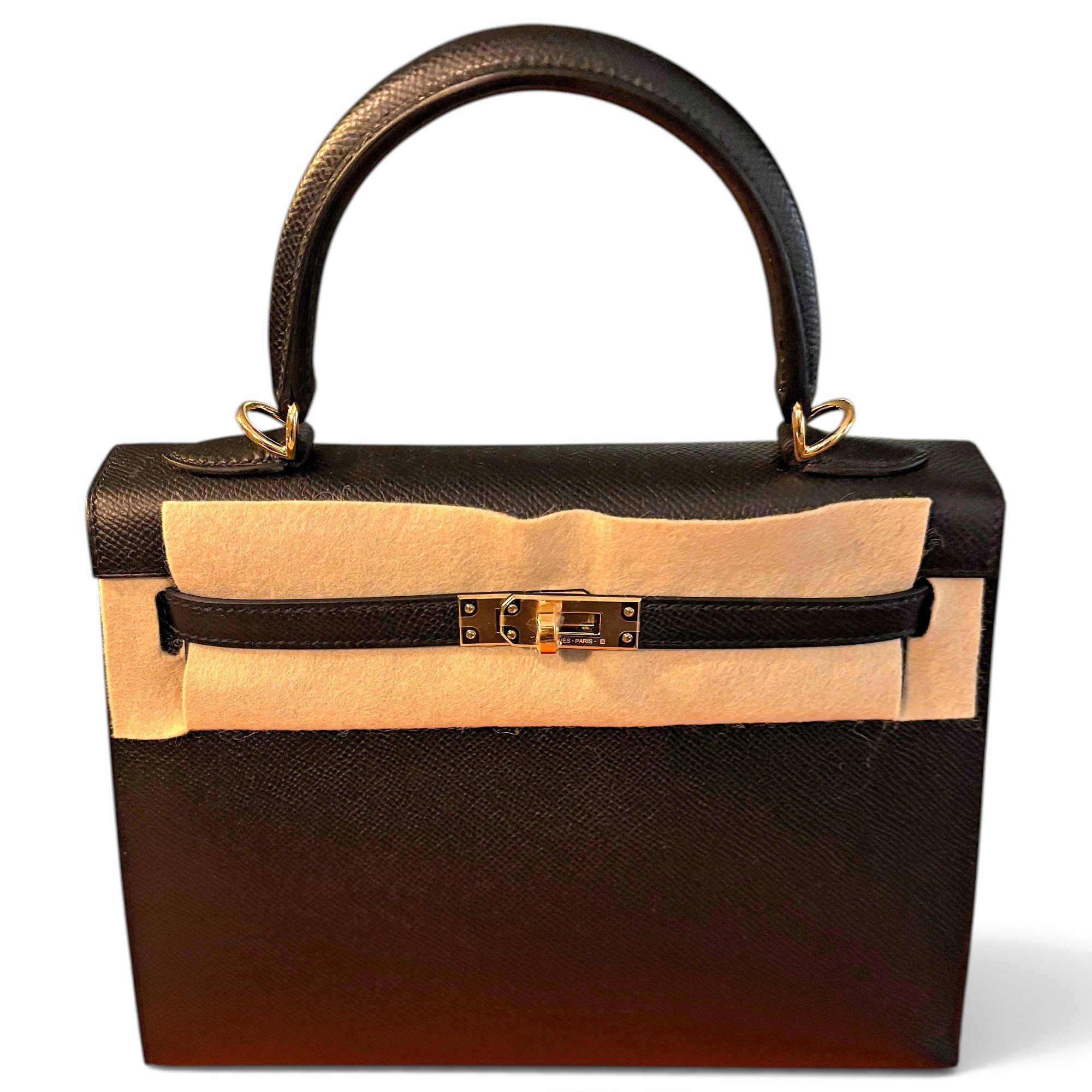 Kelly 25 leather handbag