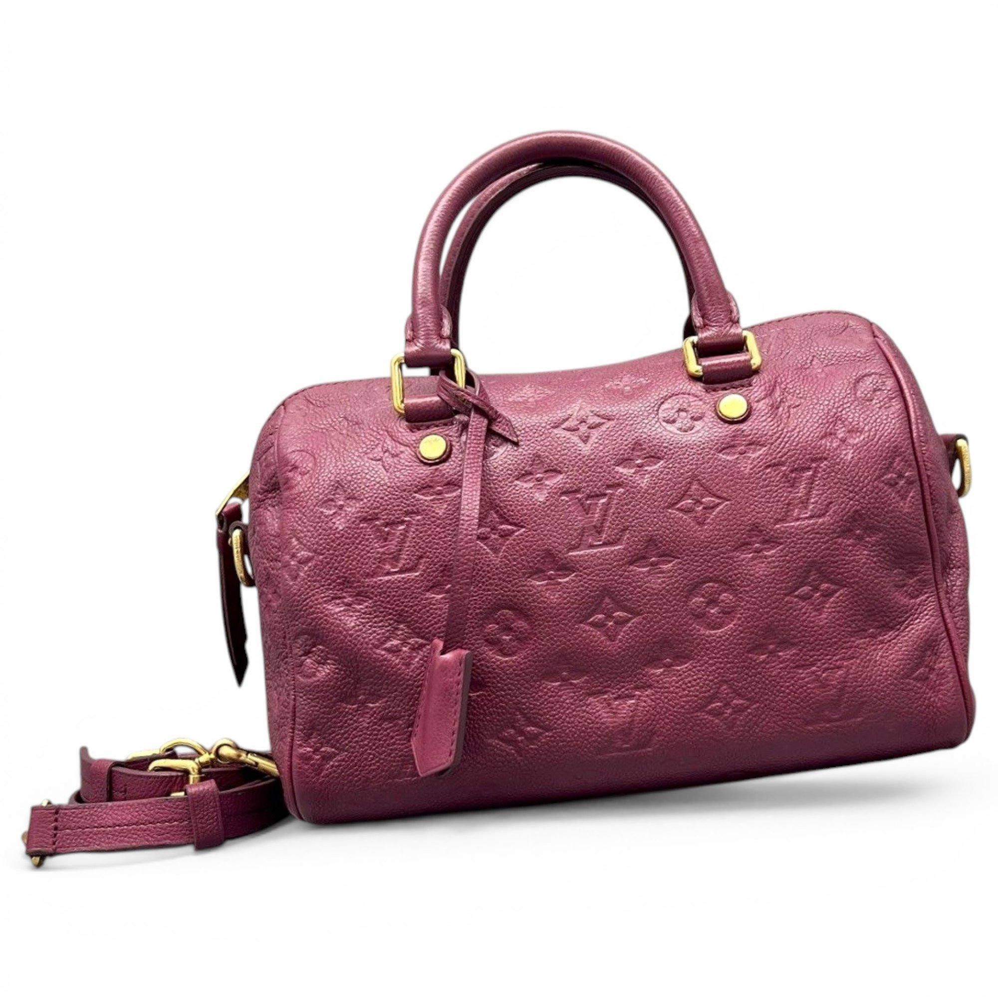 Speedy leather handbag