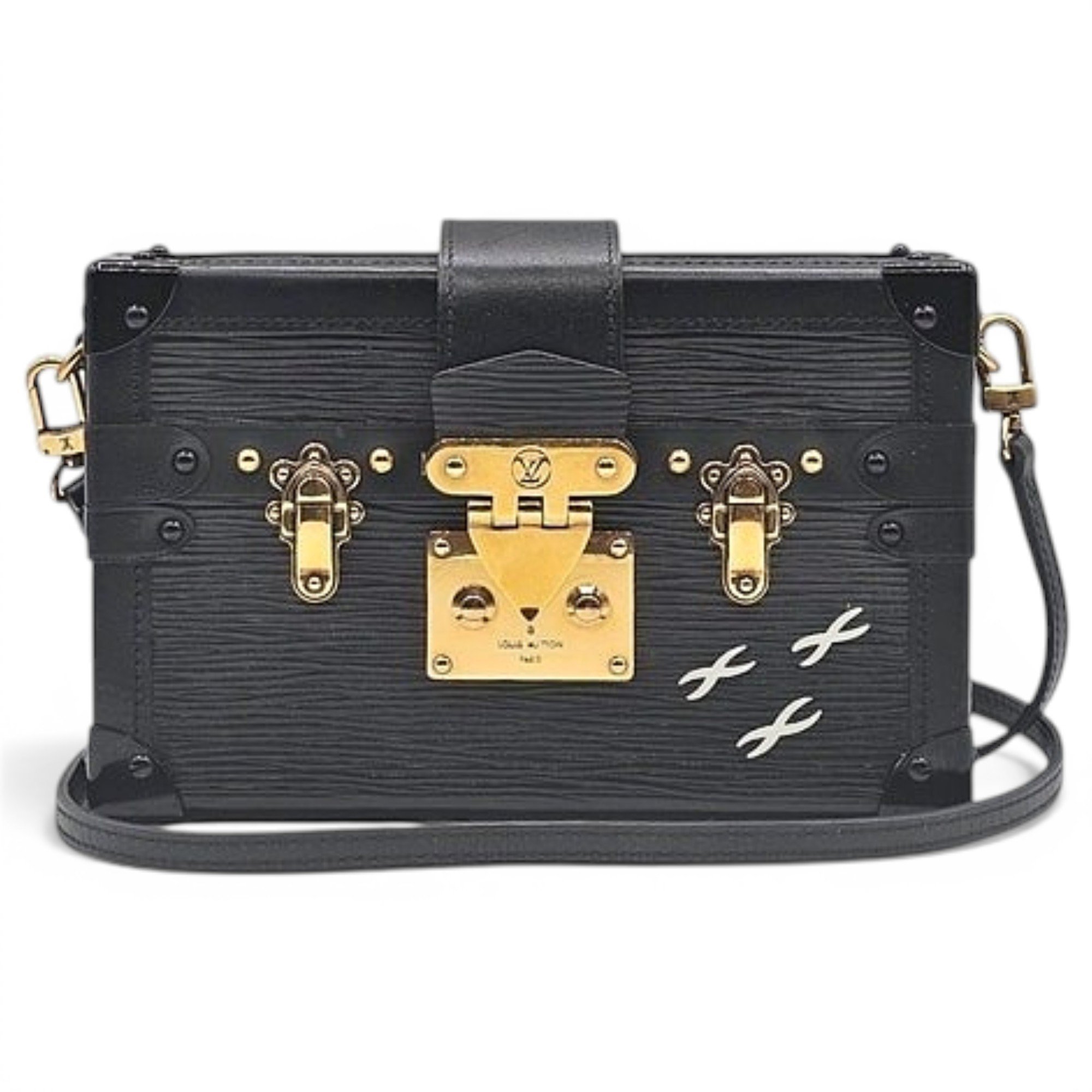 Louis Vuitton Petite Malle leather handbag