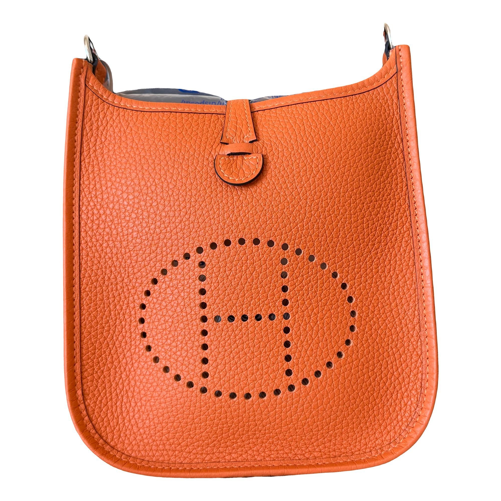 Hermes Evelyne Handbag Orange