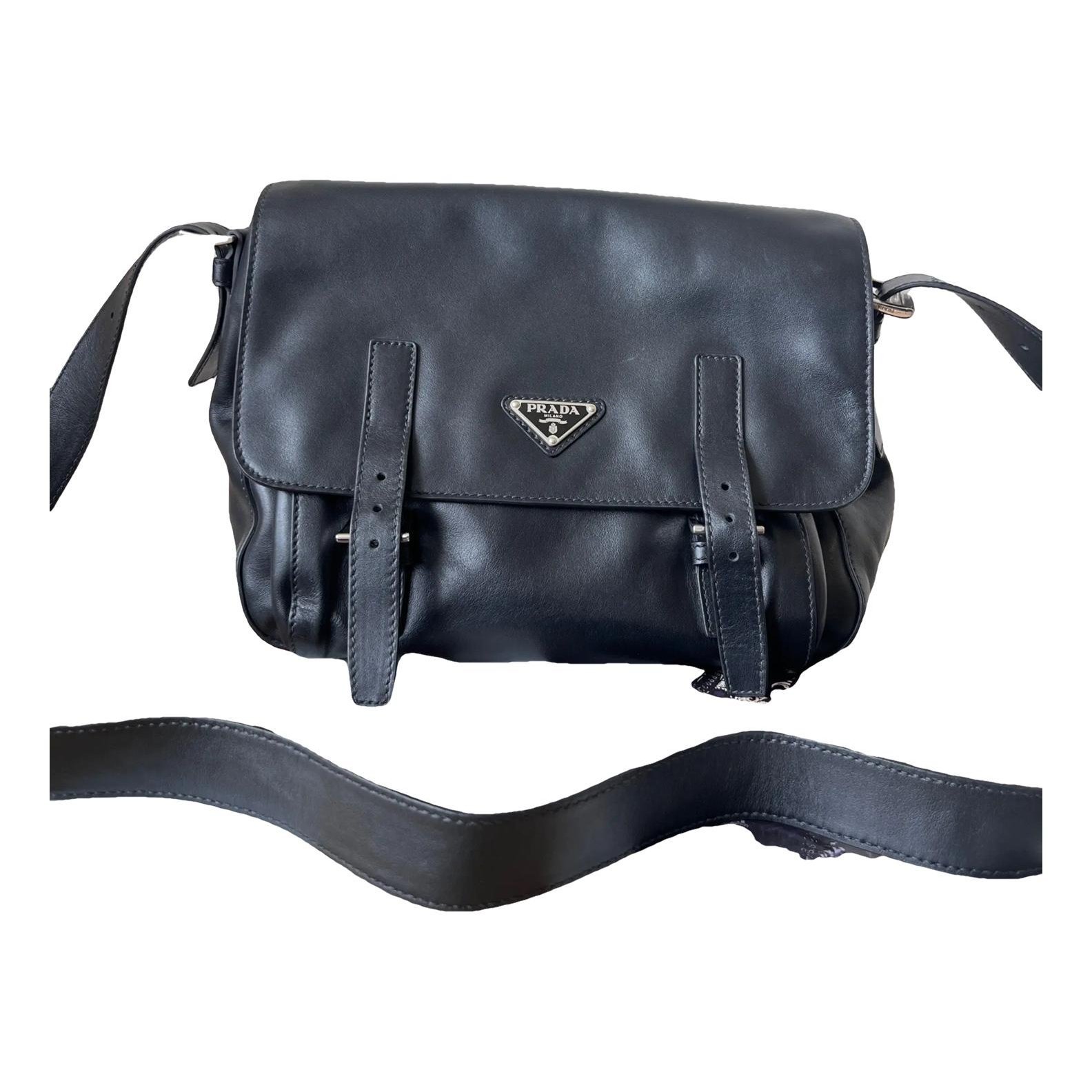 Leather crossbody bag