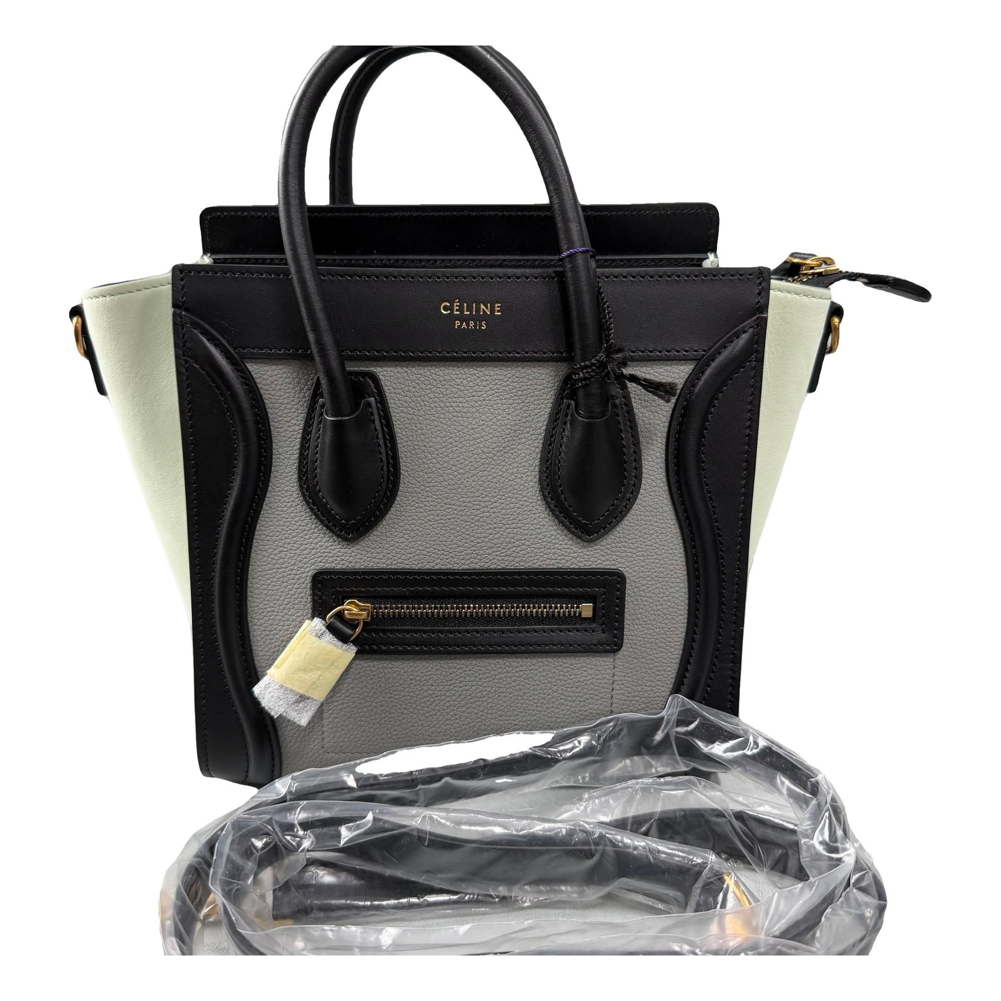 Nano Luggage leather handbag